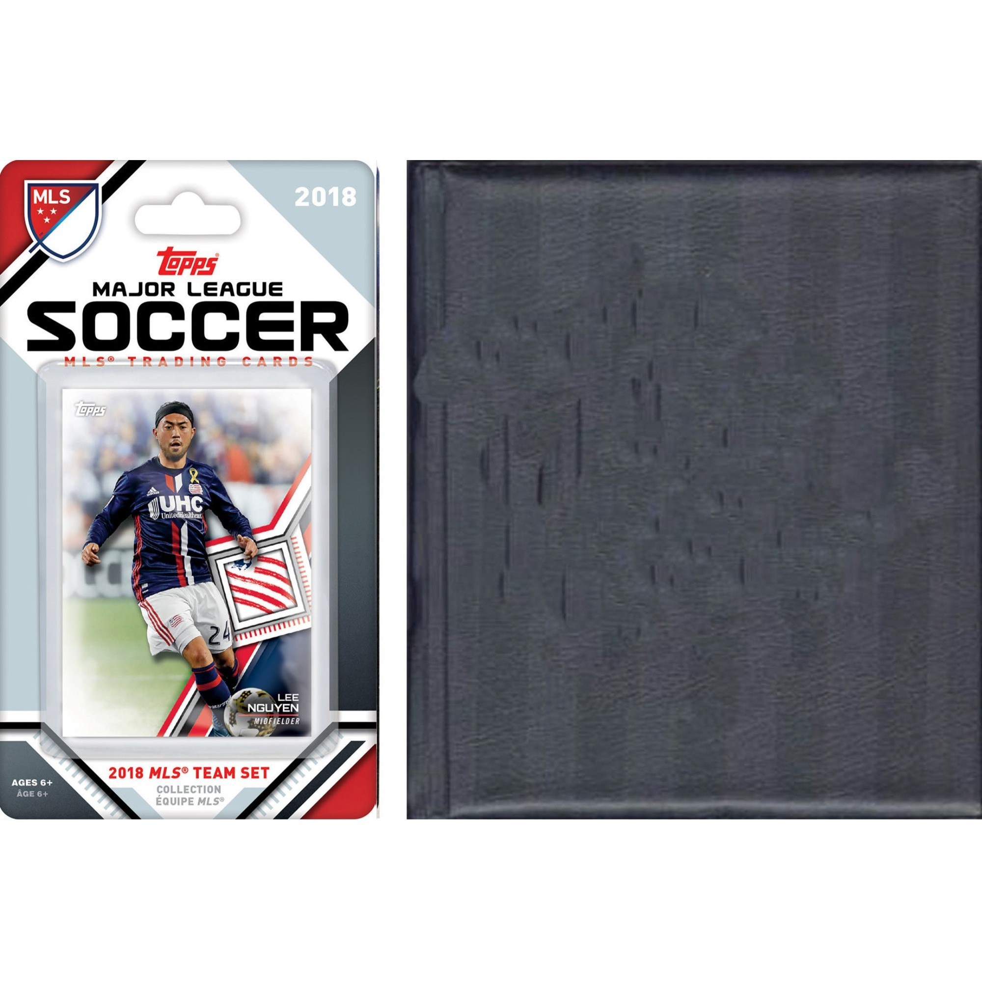 MLS New England Revolution Licensed 2018 Topps Team Set and Storage Album