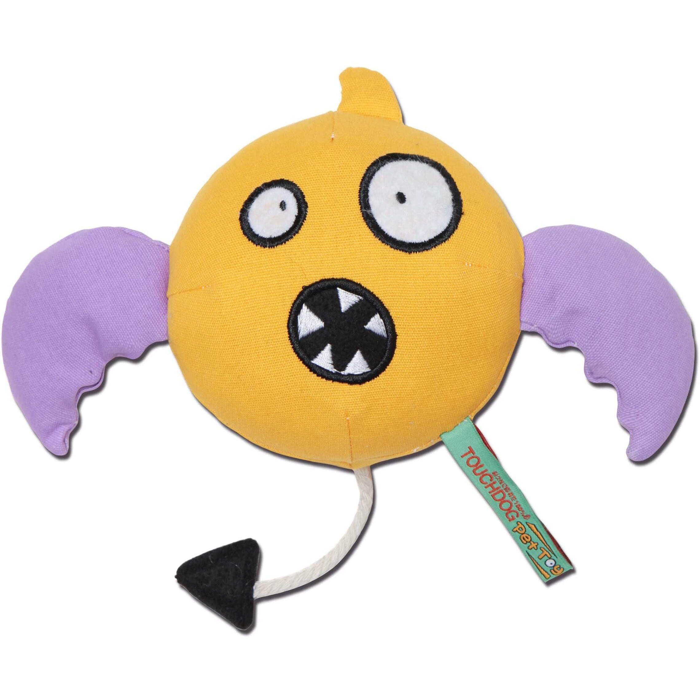 Touchdog  Cartoon Flying Critter Monster Plush Dog Toy(D0102HAX9UA.)