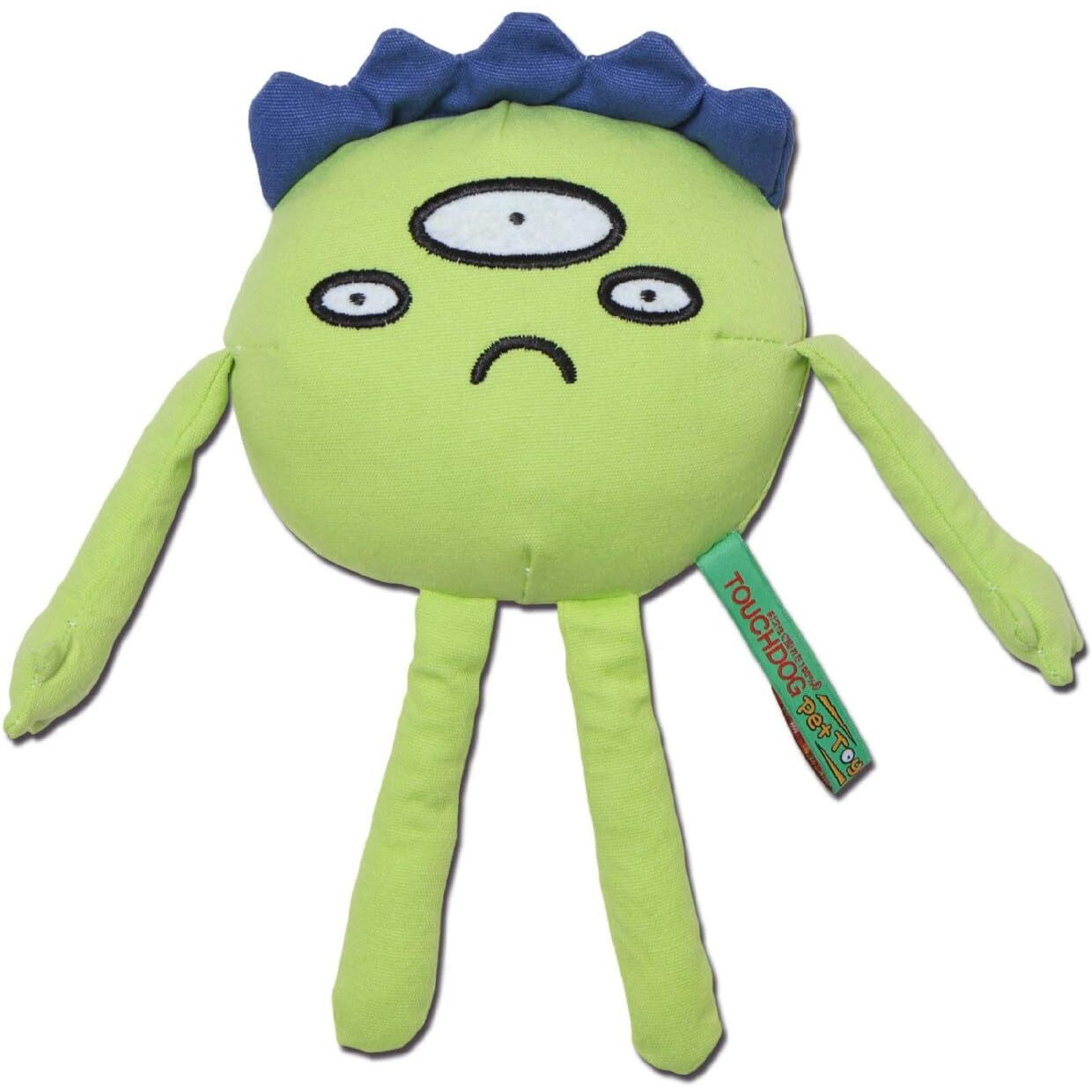 Touchdog  Cartoon Alien Monster Plush Dog Toy(D0102HAX9UV.)