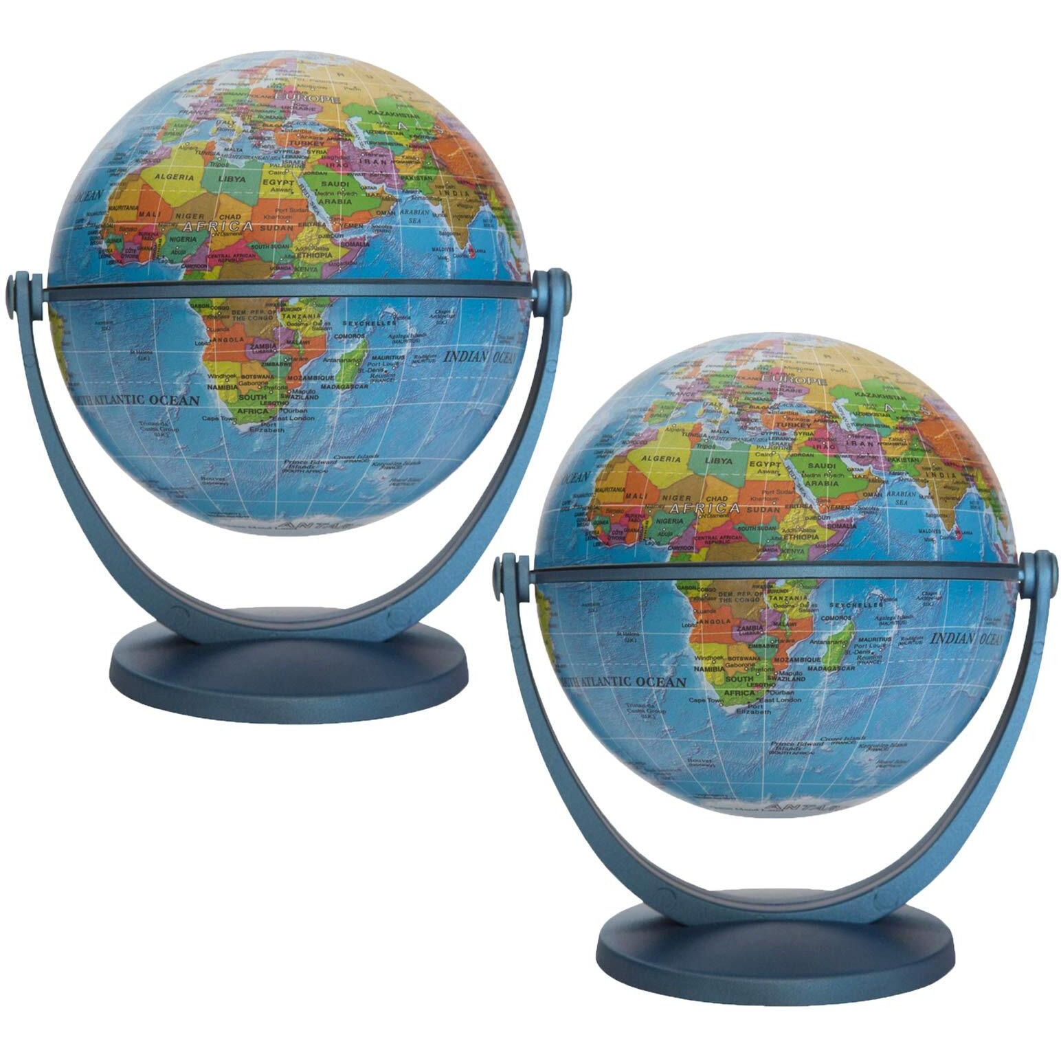 (2 EA) 4IN BLUE OCEAN GYROGLOBE