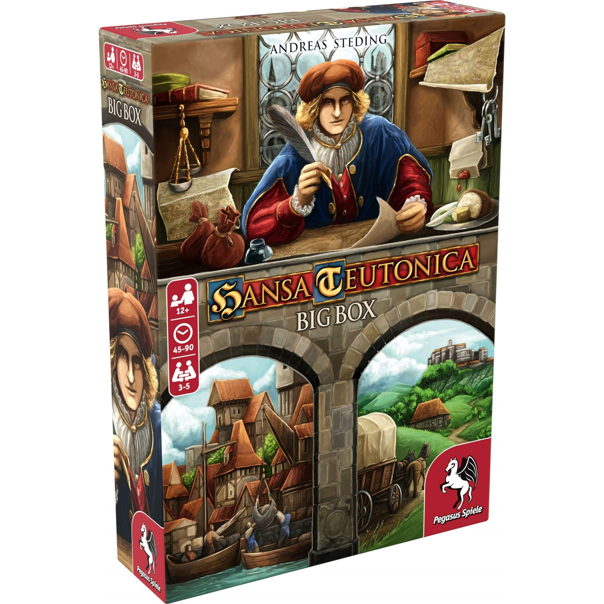 Pegasus Spiele 55148G - Hansa Teutonica Big Box, Grey