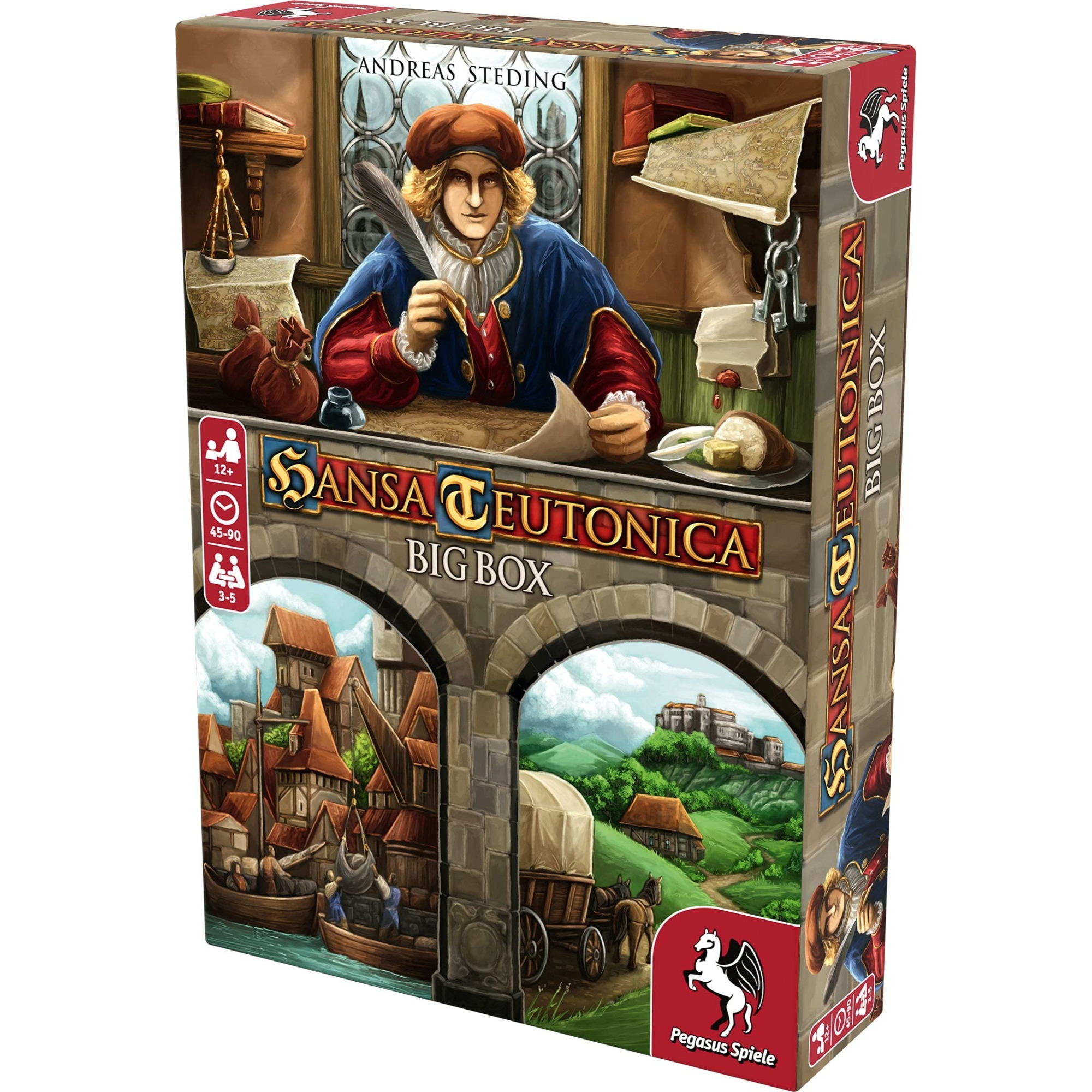 Pegasus Spiele 55148G - Hansa Teutonica Big Box, Grey