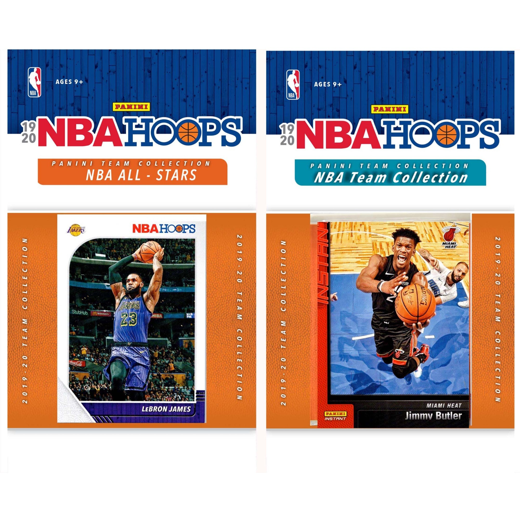 NBA Miami Heat Licensed 2019-20 Hoops Team Set Plus 2019-20 Hoops All-Star Set