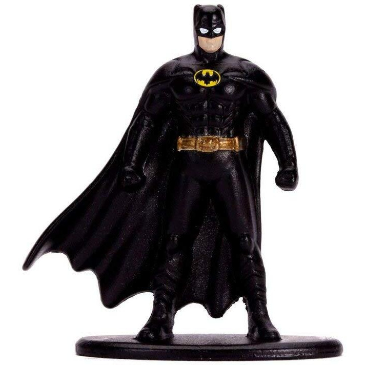 1989 Batmobile with Diecast Batman Figurine &quotBatman" (1989) Movie &quotDC Comics" &quotHollywood Rides" Series 1/32 Diecast Model Car by Jada