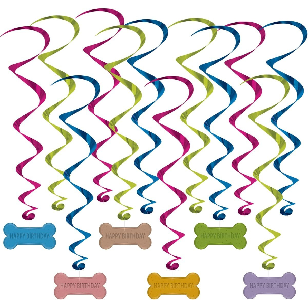 Dog Birthday Whirls