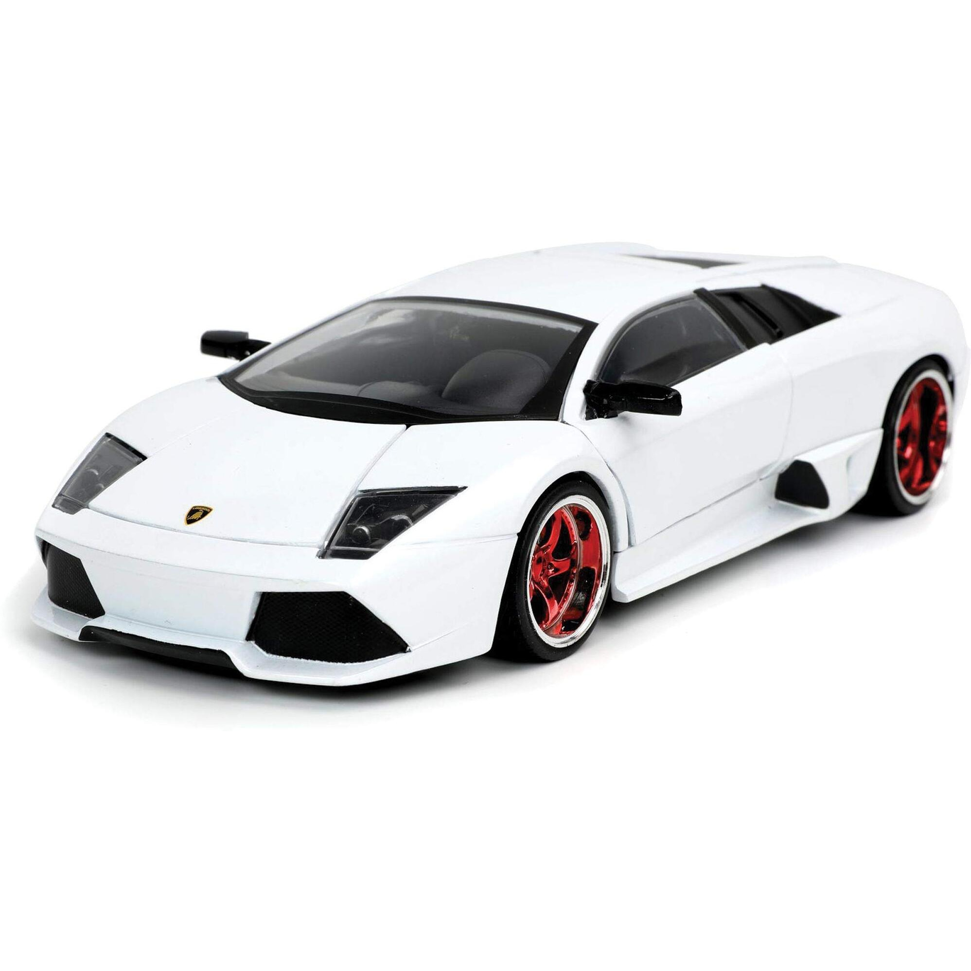 Lamborghini Murcielago LP640 White &quotHyper-Spec" 1/24 Diecast Model Car by Jada