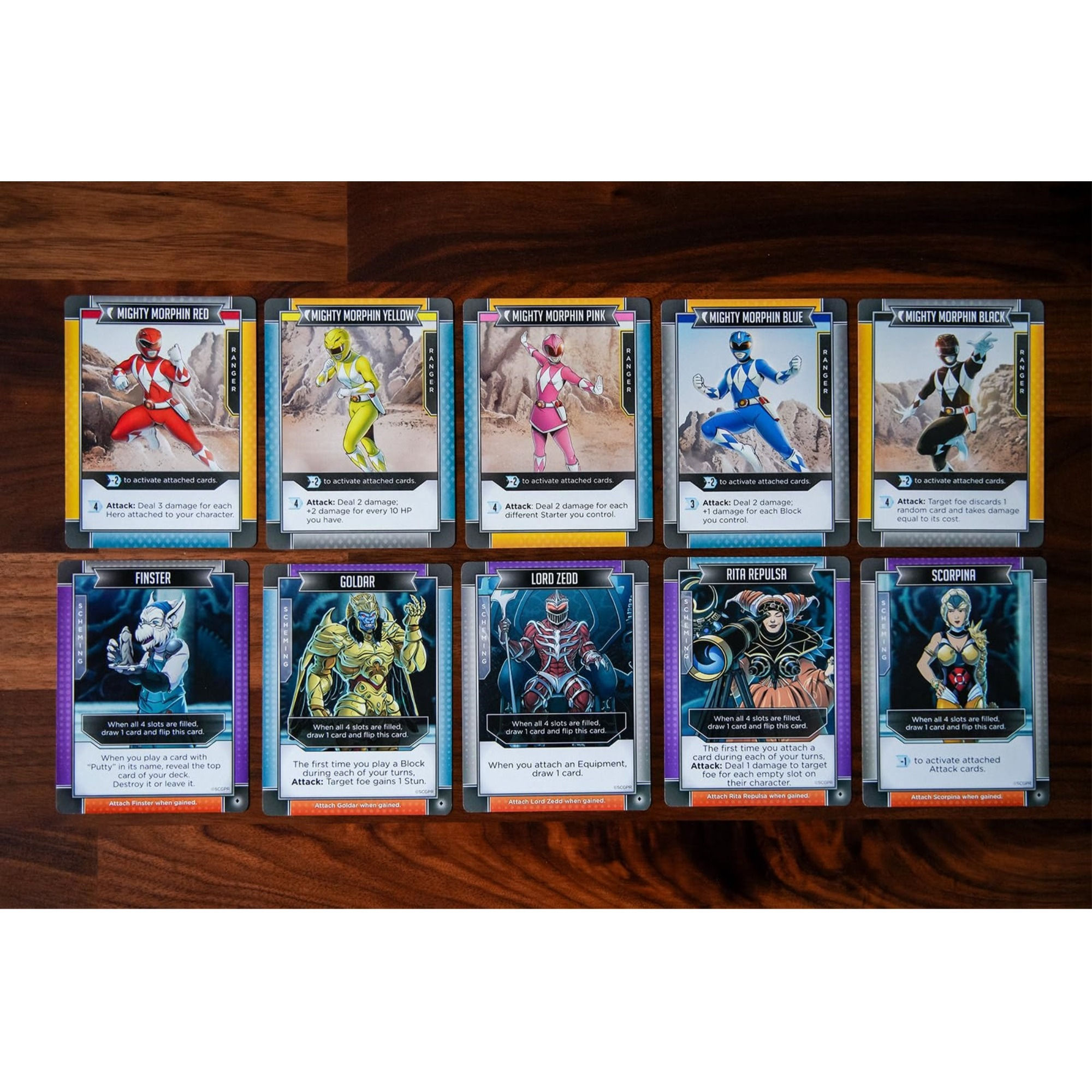 Renegade Game Studios Power Rangers Deck-Building Game 2-4 Players, Ages 13+ Core Set