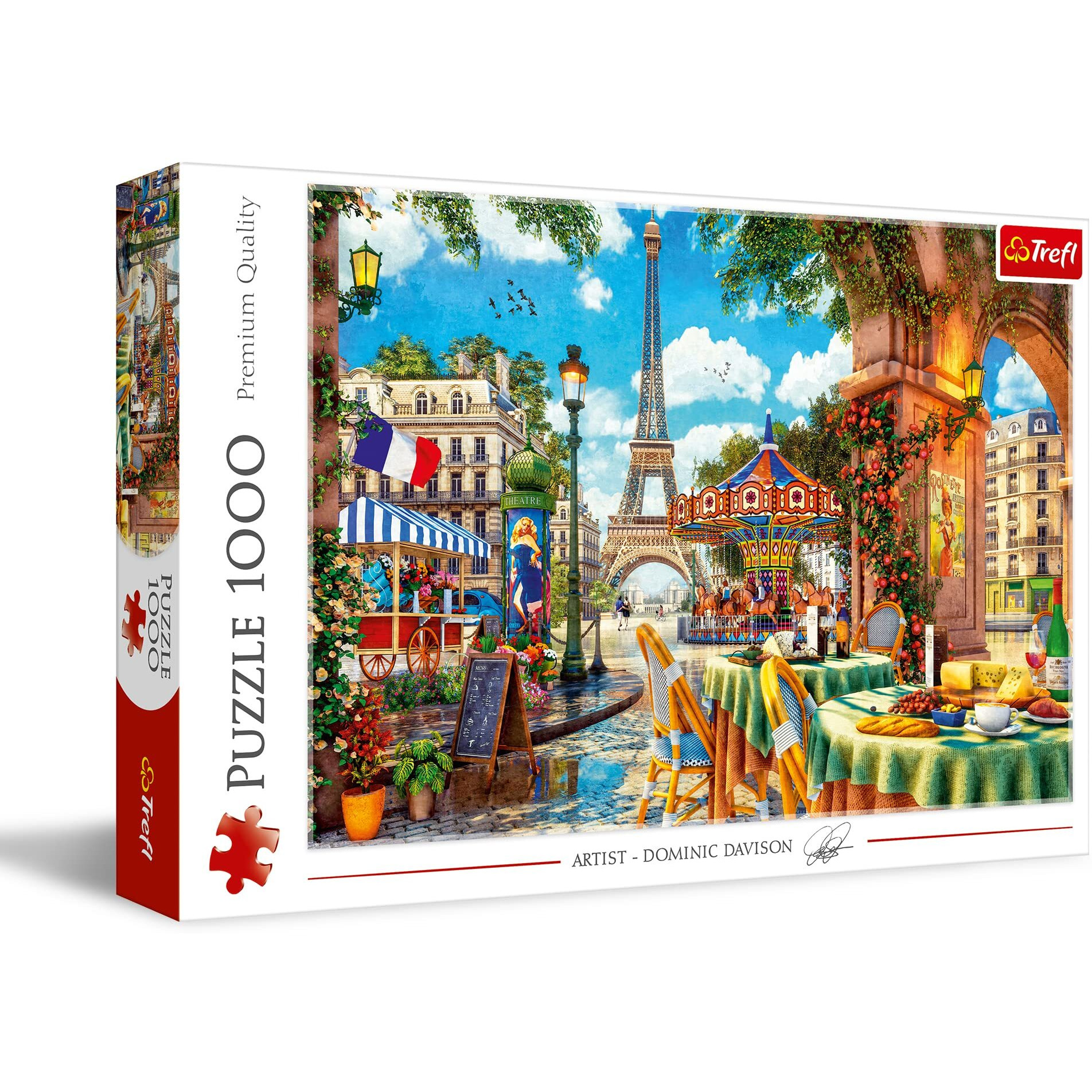 Trefl 1000 Piece Jigsaw Puzzle Parisian Morning, France