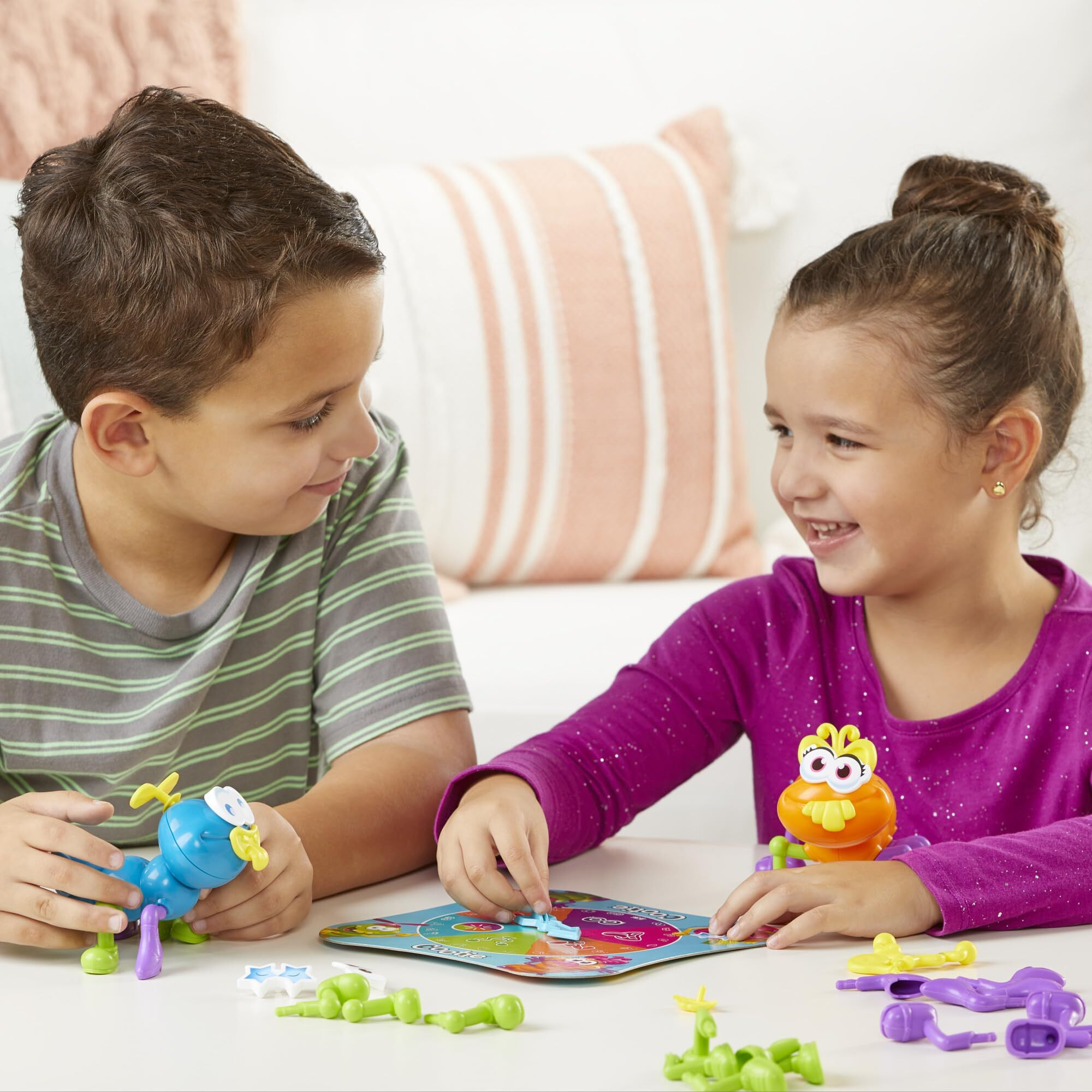 Hasbro Gaming Cootie Mixing and Matching Bug-Building Kids Board Game, Easy and Fun Preschool Games, 2-4 Players, Easter Basket Stuffers or Gifts, Ages 3+