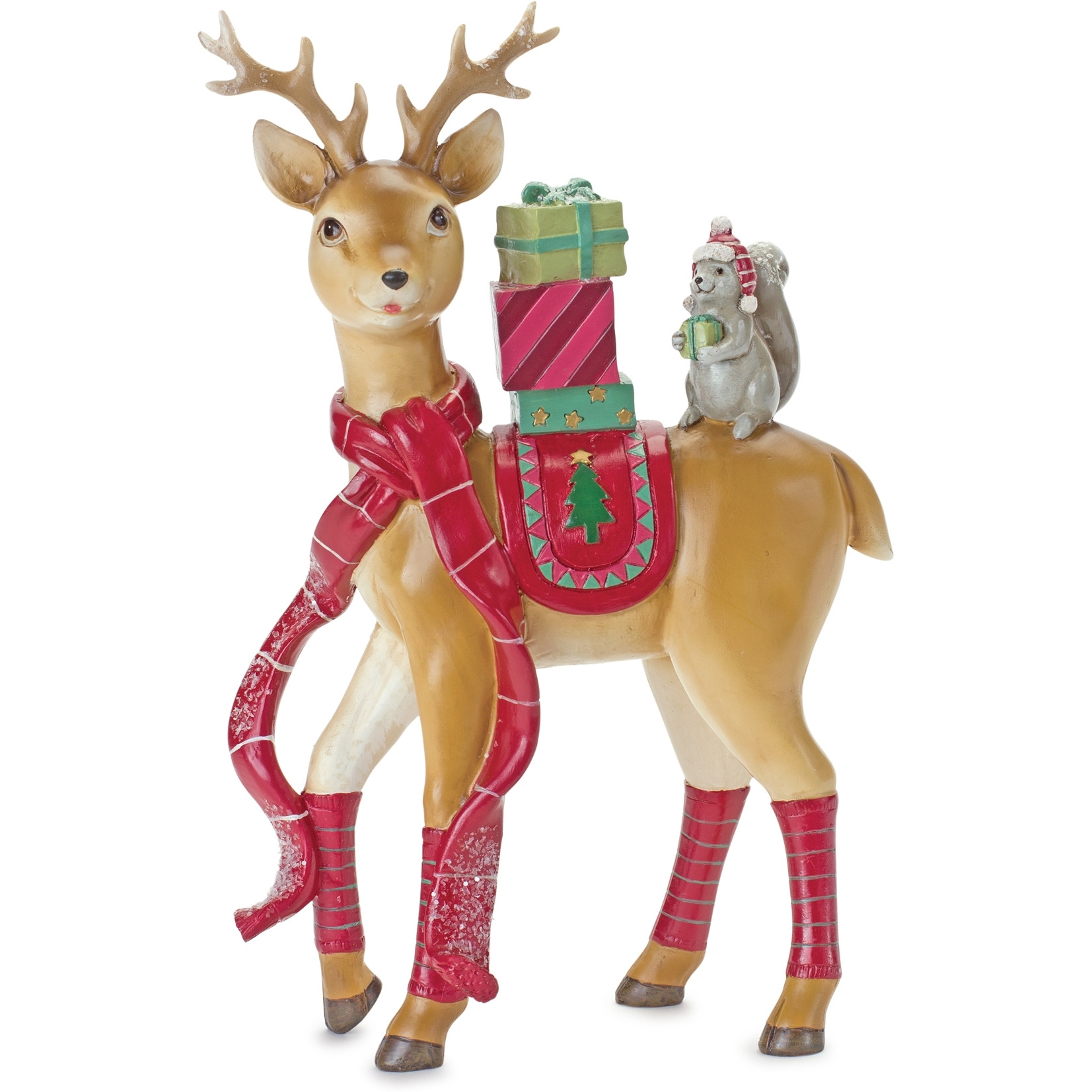 Deer and Squirrel Figurine