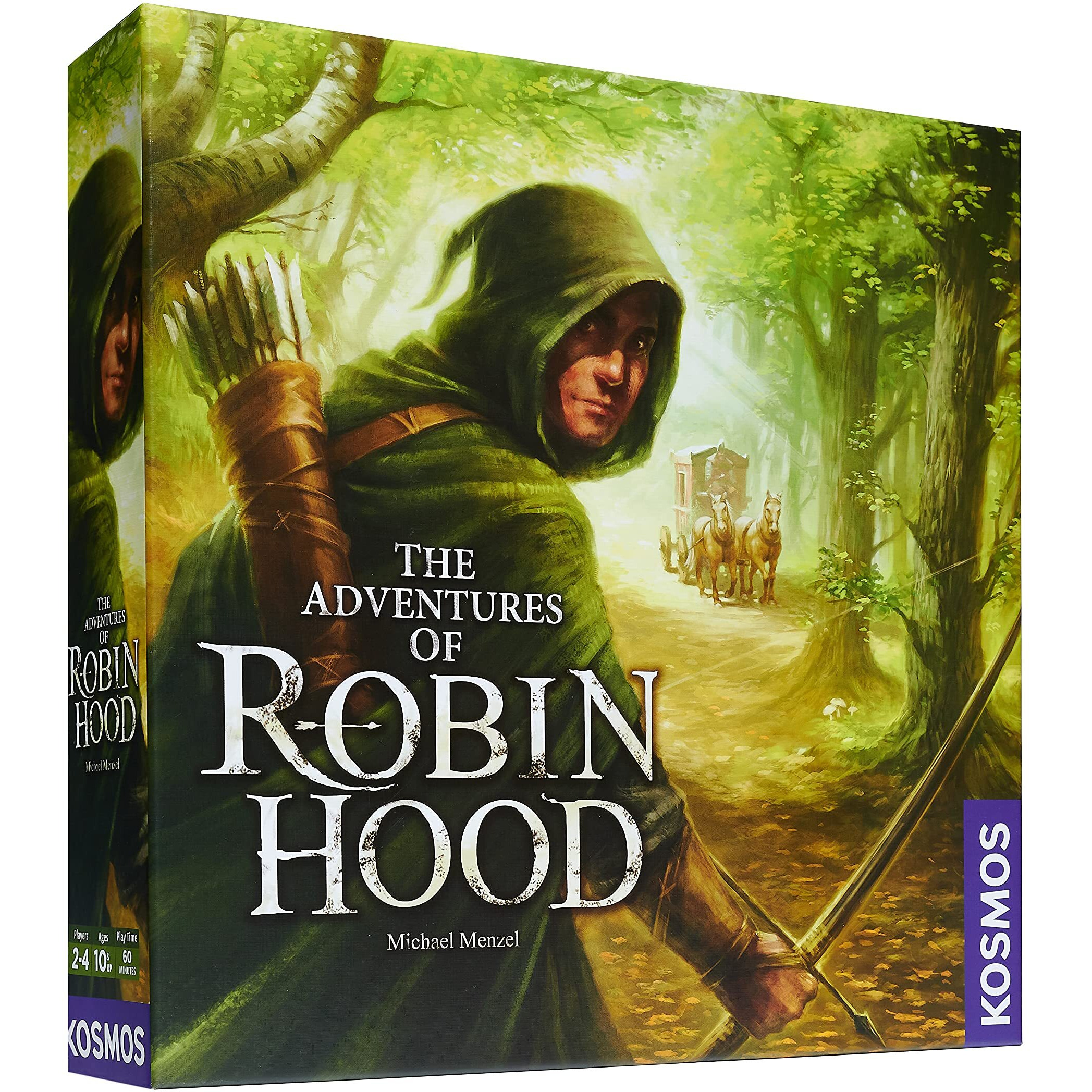 The Adventures of Robin Hood | A Kosmos Game | Family-Friendly, Cooperative, Role-Player, Story-Driven Game for 2 to 4 Players, Ages 10 and up
