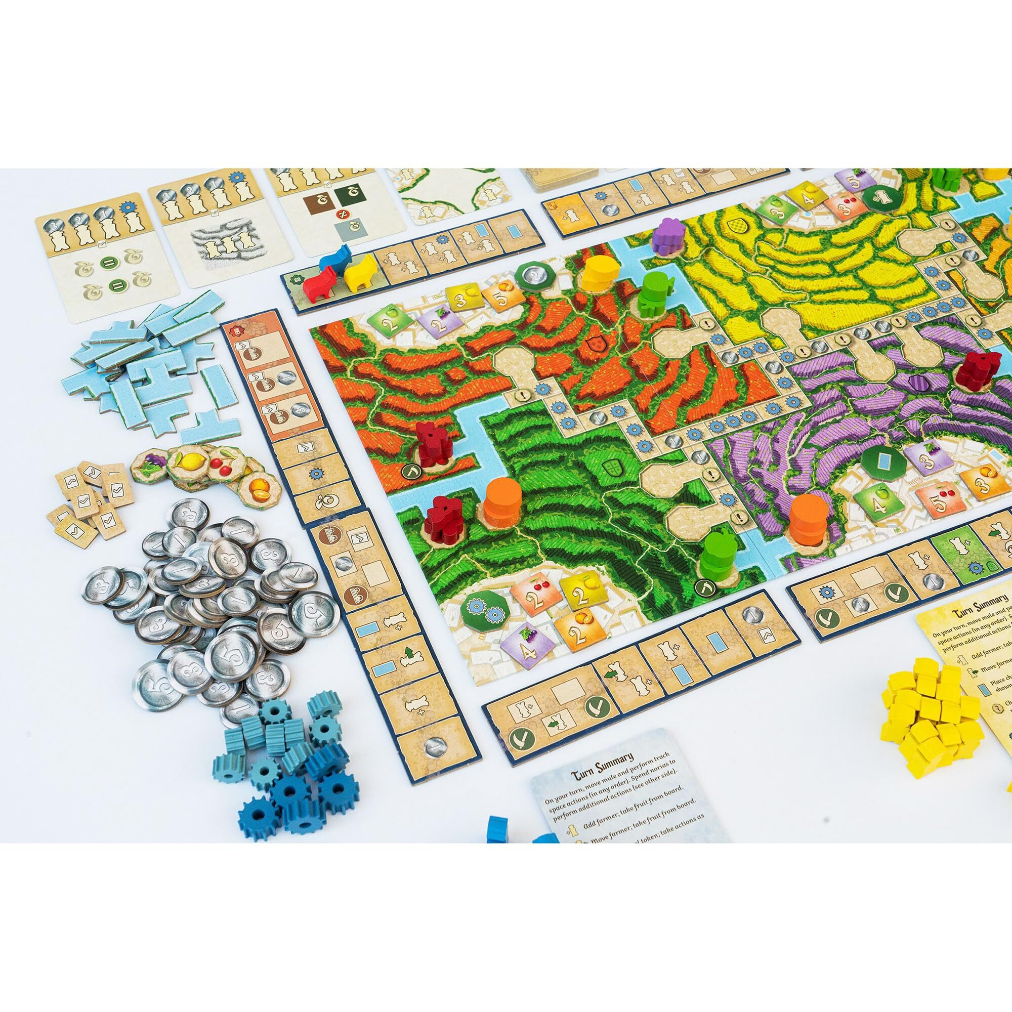 Doctor Finn's Games Alpujarras - Strategy Board Game, Turn Based, Take On The Role of A Fruit Farmer, Ages 14+, 1-4 Players, 45 Min