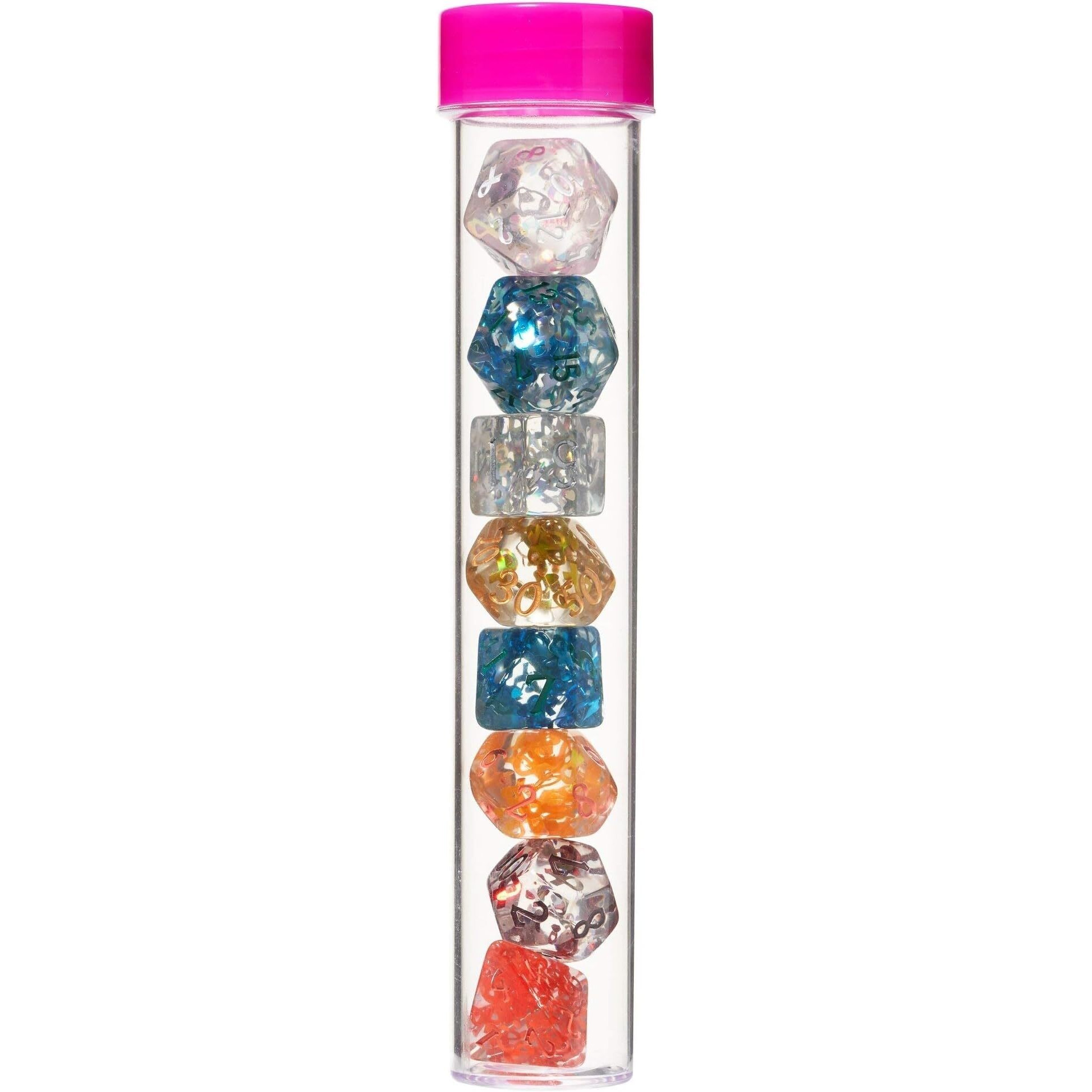 Sirius Dice SDZ000701 Cancer Awareness Dice Set - 8 Per Set - Set of 7