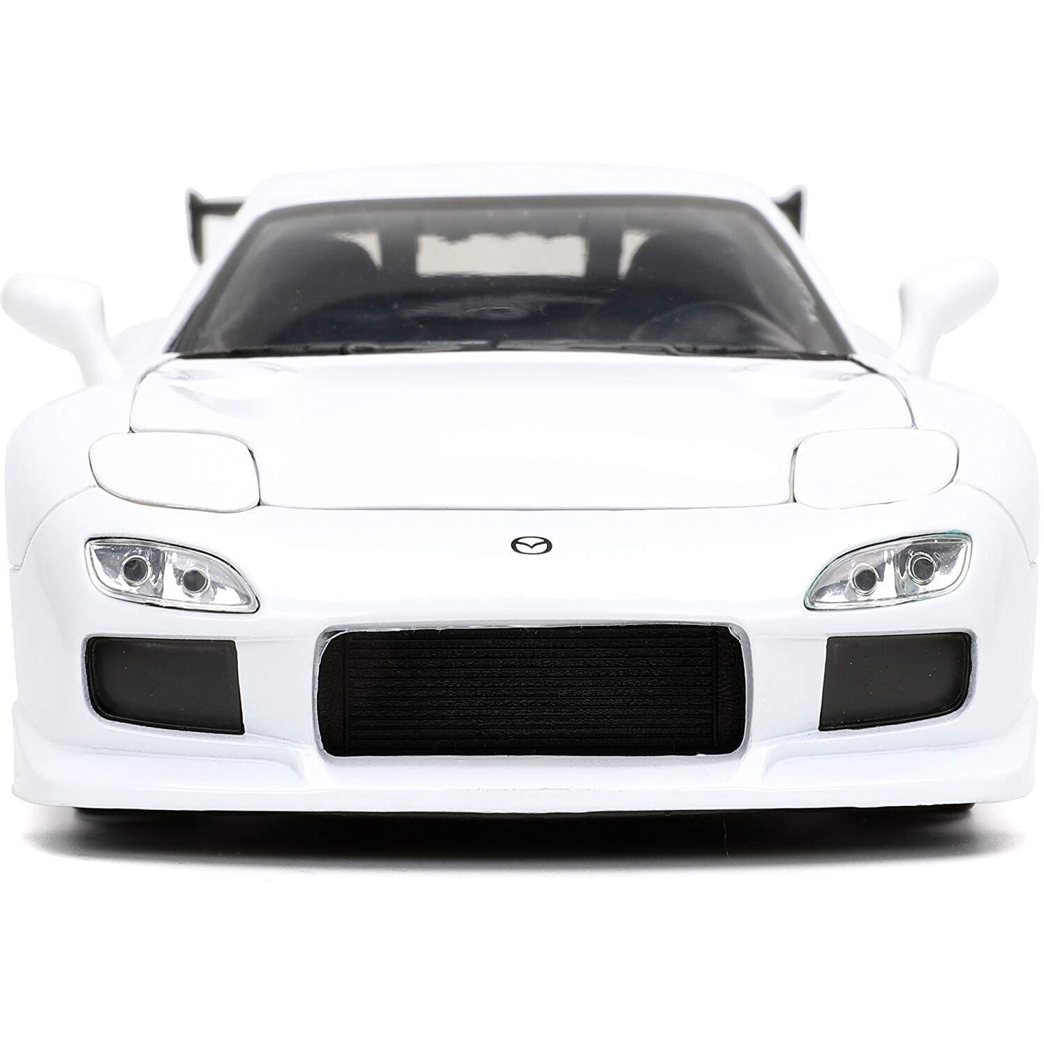 1993 Mazda RX-7 &quotHKS" White &quotFast & Furious" Movie 1/24 Diecast Model Car by Jada