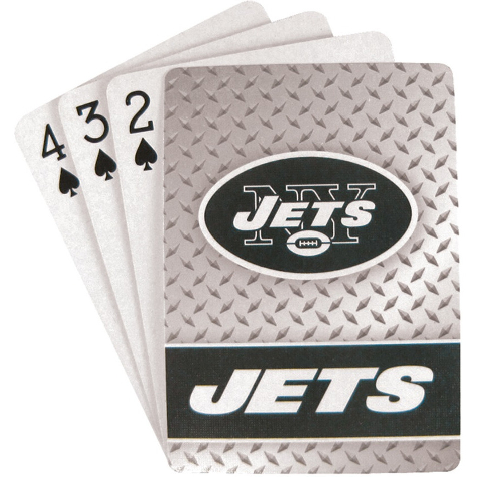 New York Jets Playing Cards Diamond Plate