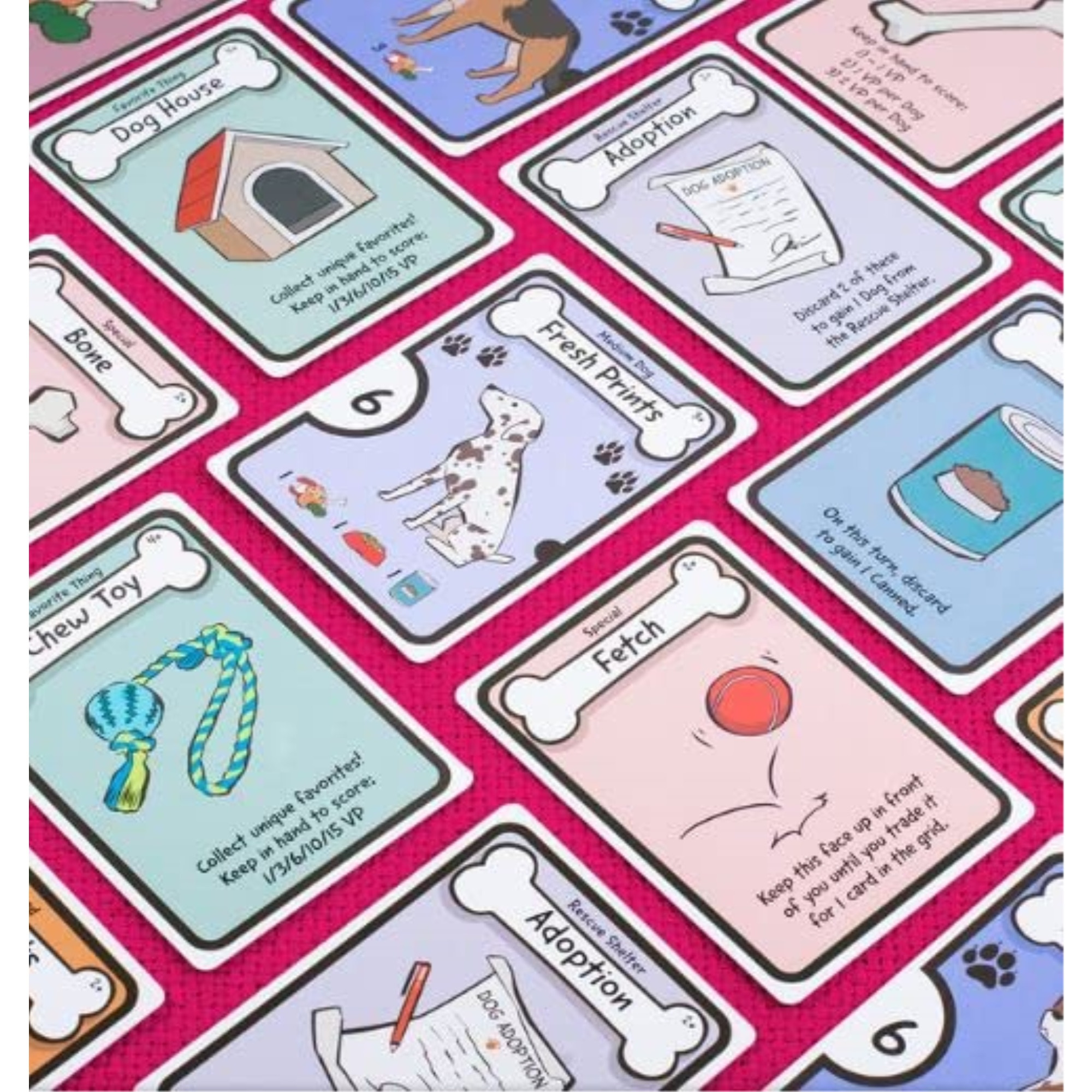 Alderac Entertainment Group (AEG) Dog Lover, Card Game, Rescue Beloved Dogs, Train New Tricks, Ages 10+, 2-4 Players, 30 Min, Alderac Entertainment Group (AEG)