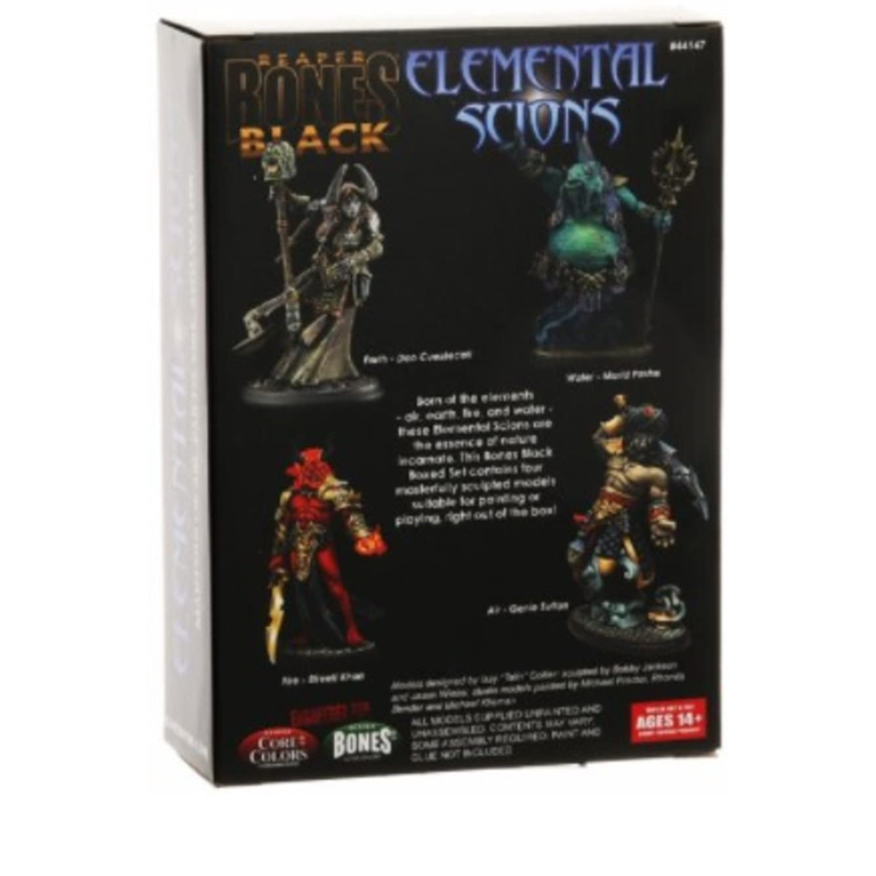 Reaper Bones Black Elemental Scions Boxed Set