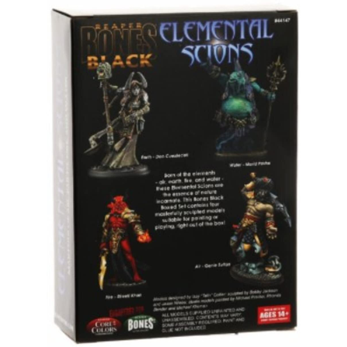 Reaper Bones Black Elemental Scions Boxed Set