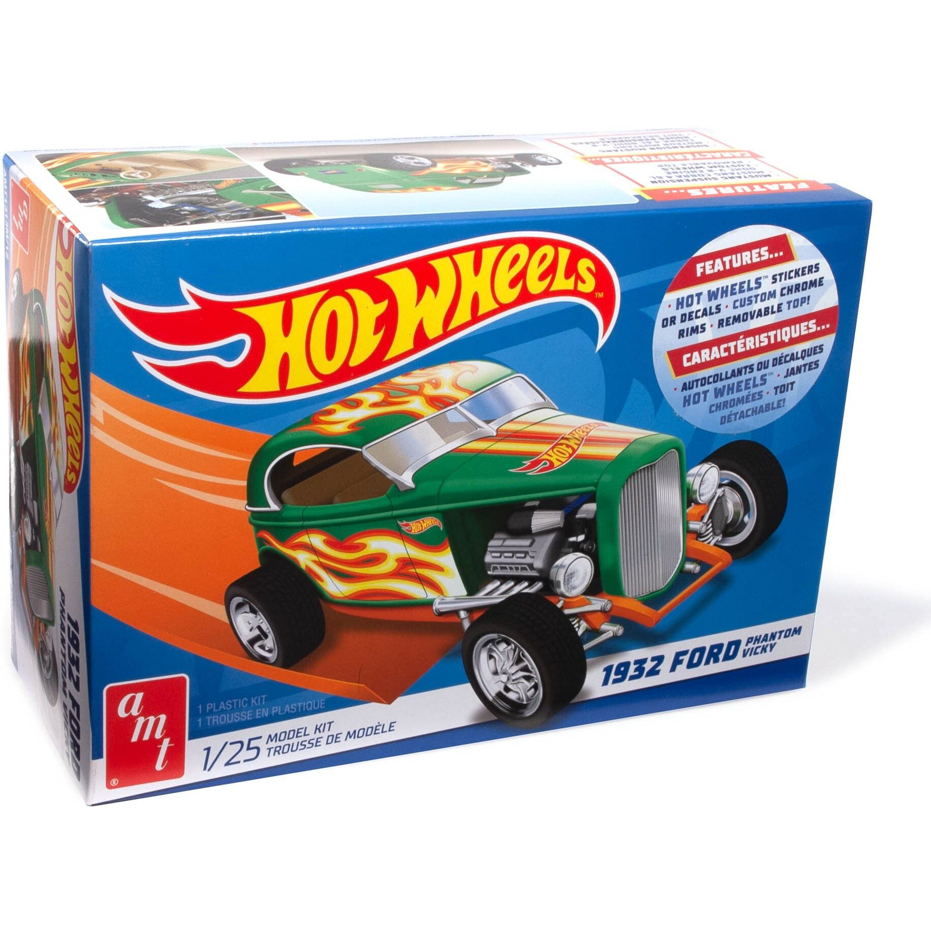 Skill 2 Model Kit 1932 Ford Phantom Vicky &quotHot Wheels" 1/25 Scale Model by AMT