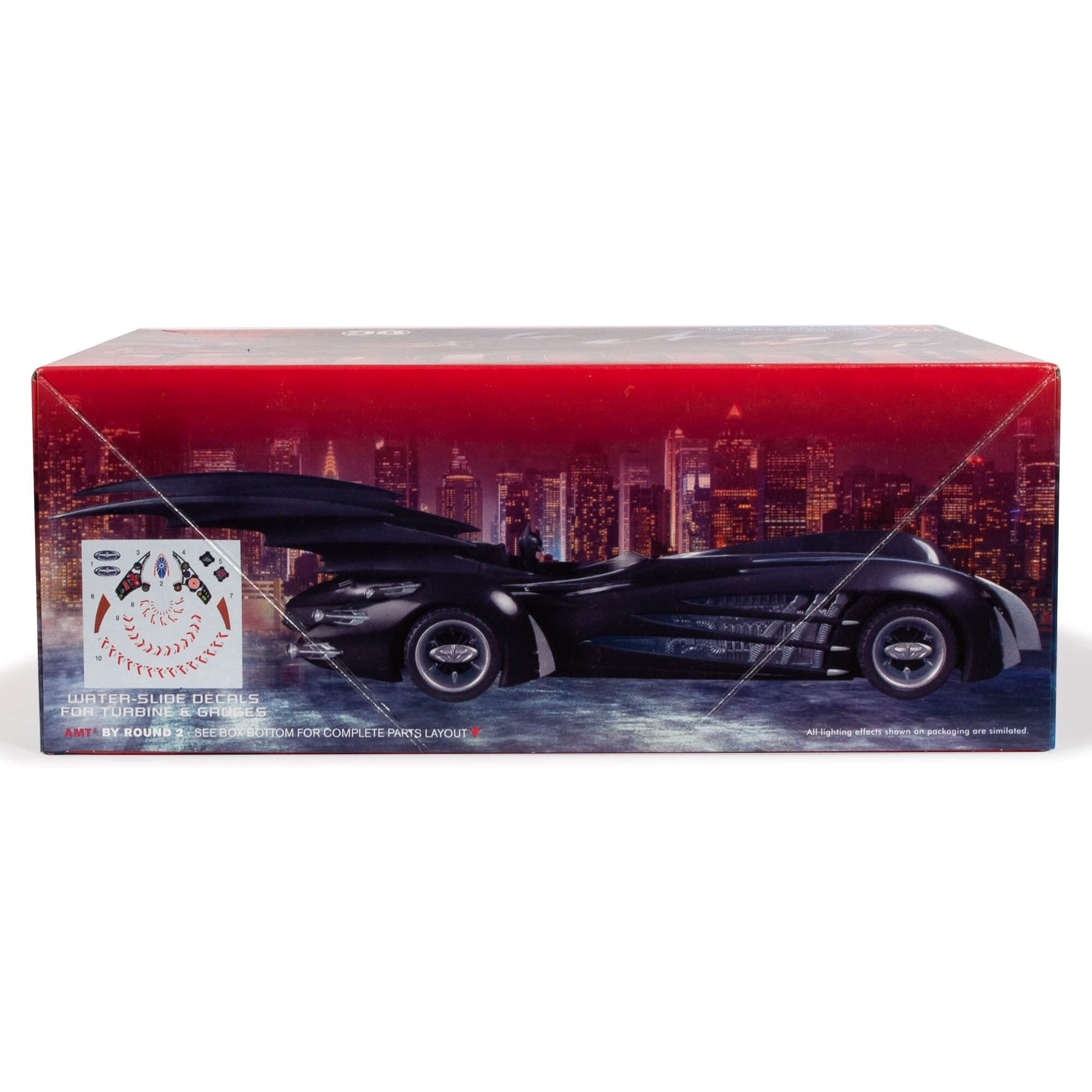 Skill 2 Model Kit Batmobile &quotBatman & Robin" (1997) Movie 1/25 Scale Model by AMT