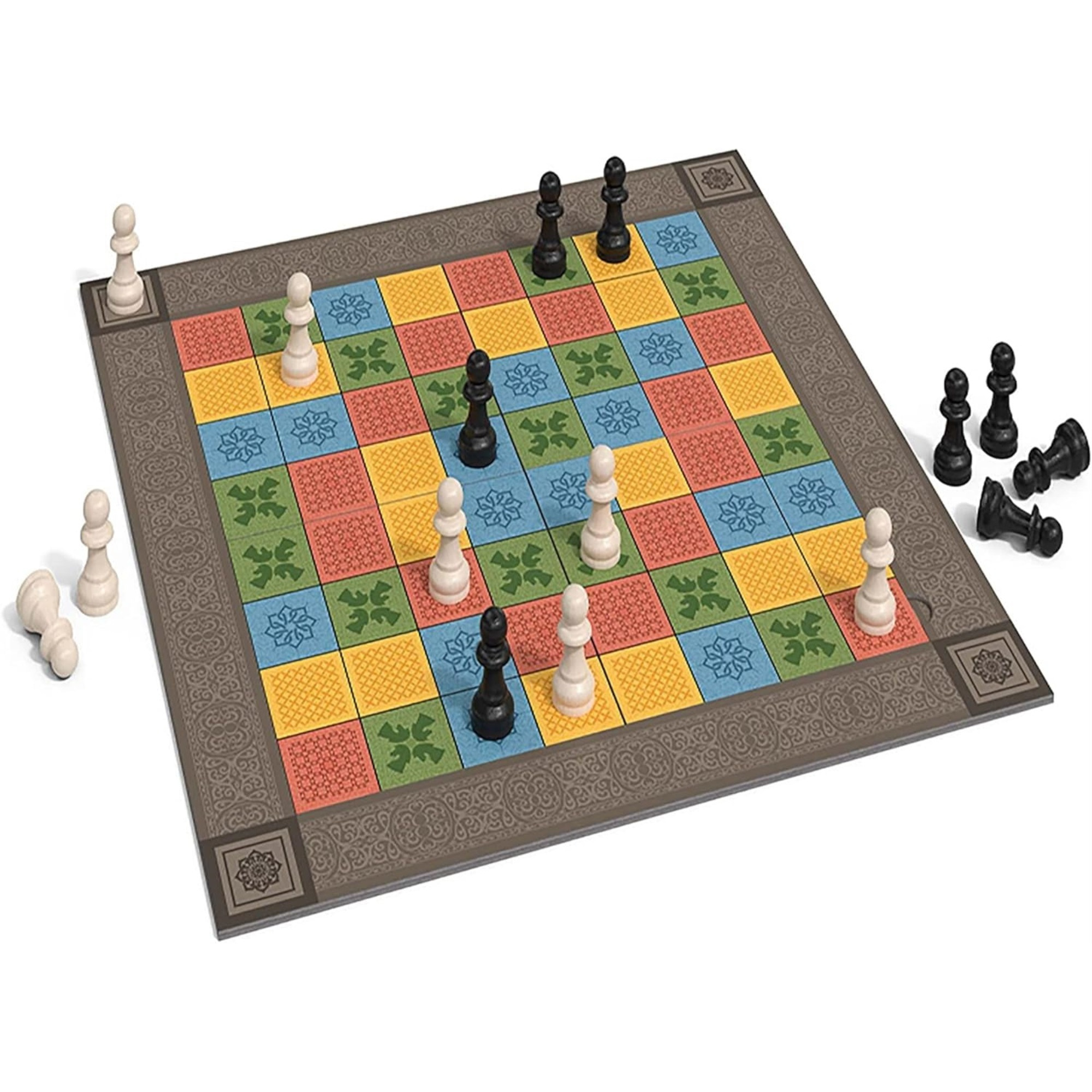 Rio Grande Games Katarenga - Strategy Boardgame, Age 8+, 2 Players, 20 Mins, Multicolor