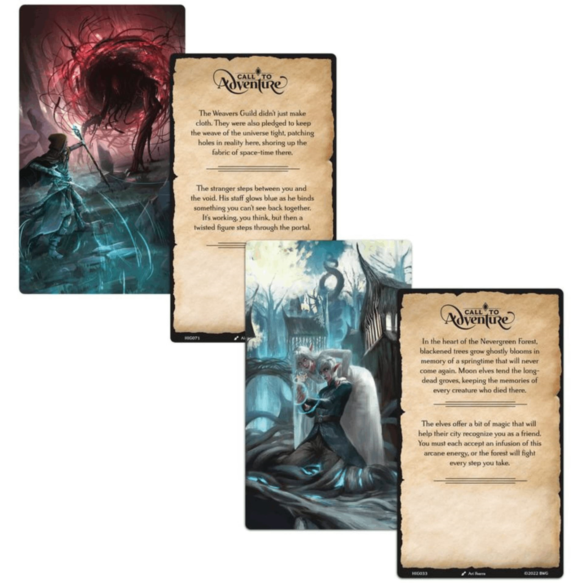 Brotherwise Games Call to Adventure High Fantasy Art Deck