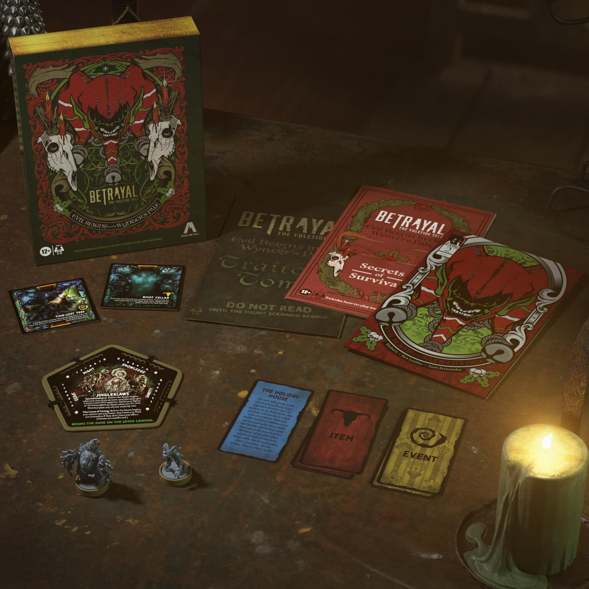 Hasbro Gaming Betrayal Evil Reigns in The Wynter's Pale The Yuletide Tale Expansion | Ages 12+ | Requires Betrayal at HOTH 3rd Edition to Play