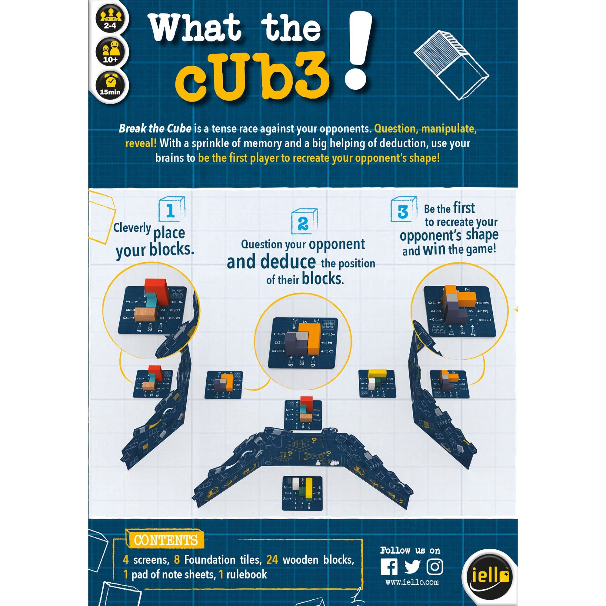 IELLO Break The Cube - Puzzle Solving Game, Kids & Family, Games, Ages 10+, 2-4 Players, 15 Min