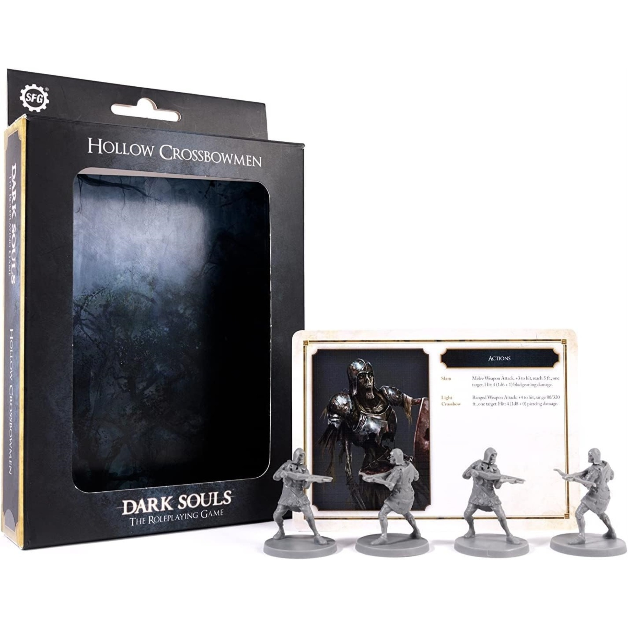 Dark Souls The Role Playing Game Hollow Crossbowmen Miniatures & Stat Cards