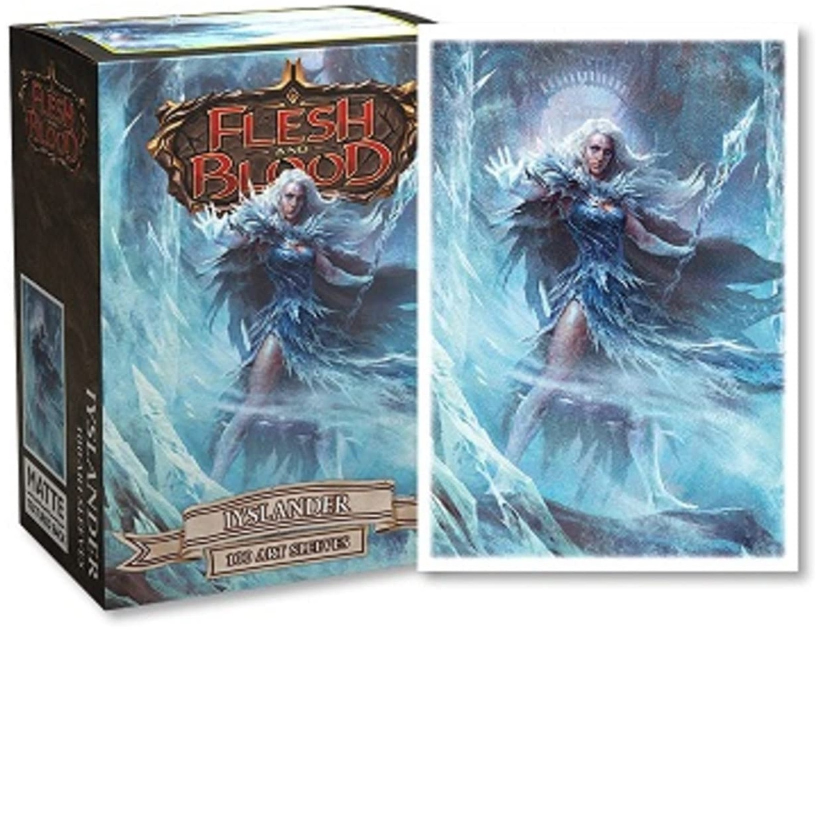 Arcane Tinmen Dragon Shield Sleeves - Flesh and Blood Iyslander 100 CT - MTG Card Sleeves are Smooth & Tough - Compatible with Pokemon & Magic The Gathering Card Sleeves (AT-16052)