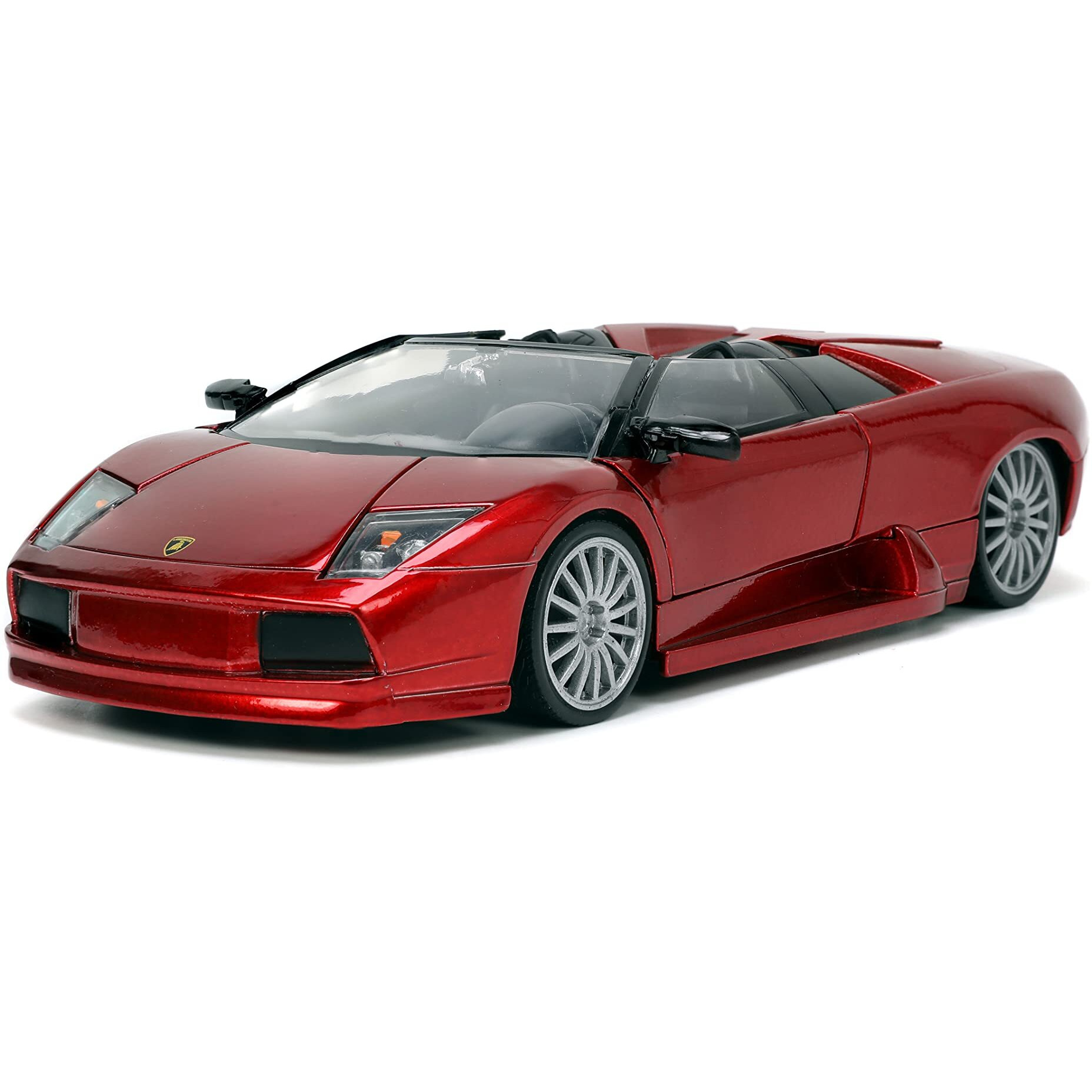 Lamborghini Murcielago Roadster Red Metallic &quotHyper-Spec" Series 1/24 Diecast Model Car by Jada
