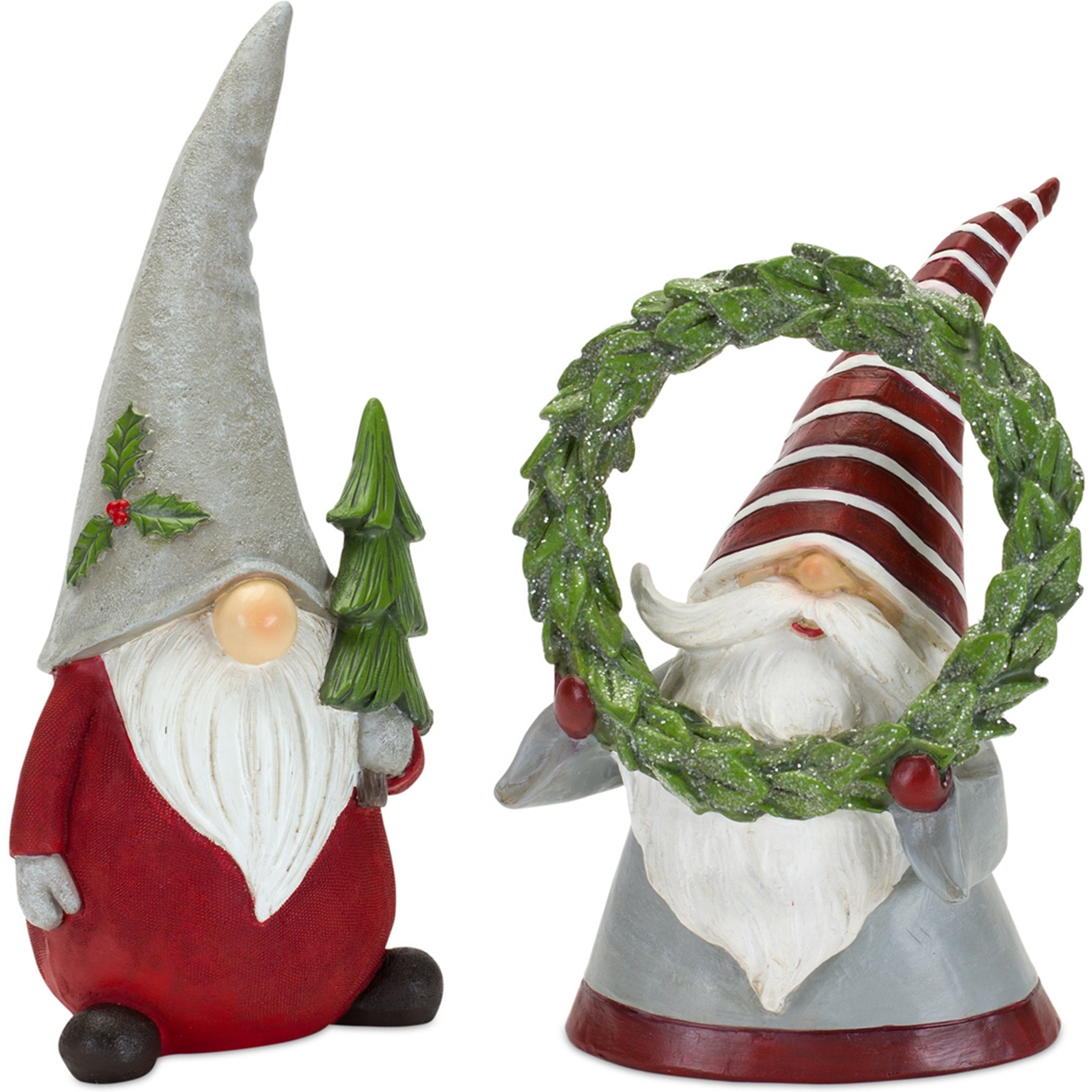 Holiday Gnome Figurine (Set of 2)