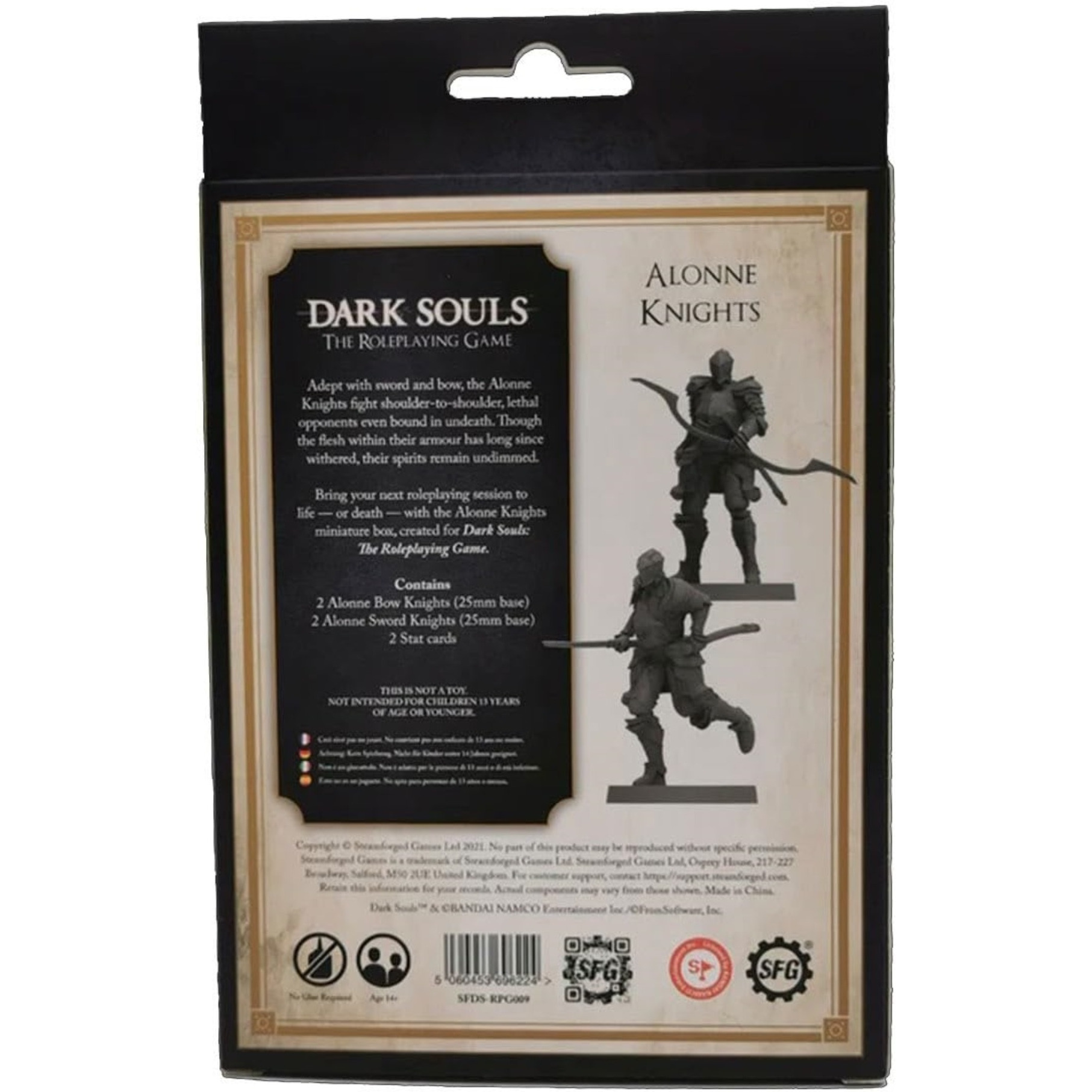 Dark Souls The Role Playing Game Alonne Knights Miniatures & Stat Cards