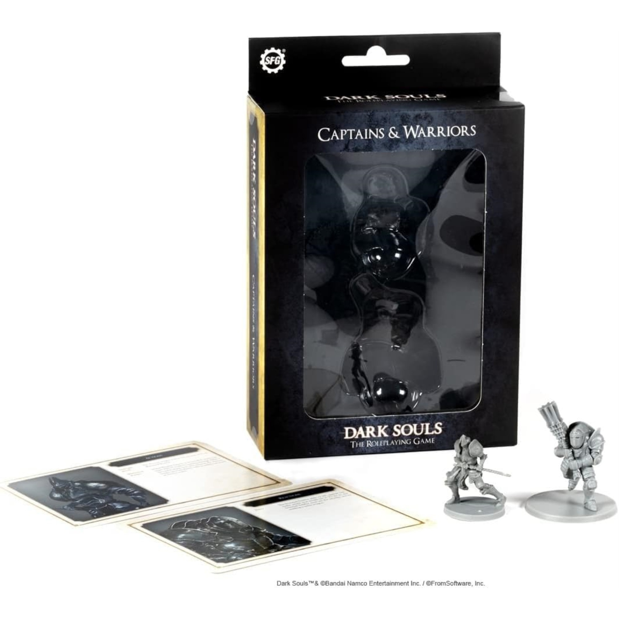 Dark Souls The Role Playing Game Captains & Warriors Miniatures & Stat Cards