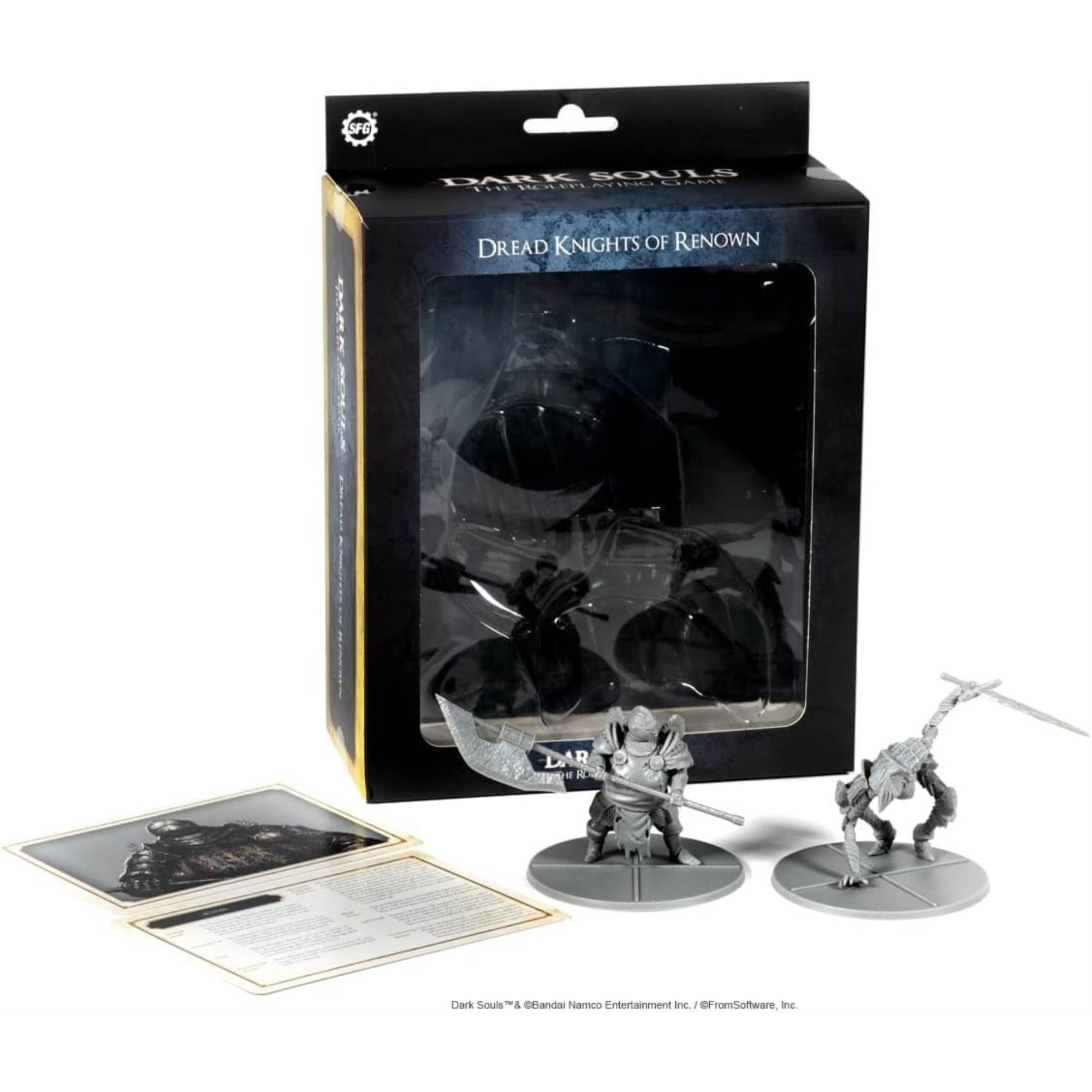 Dark Souls The Role Playing Game Dread Knights of Renown Miniatures & Stat Cards