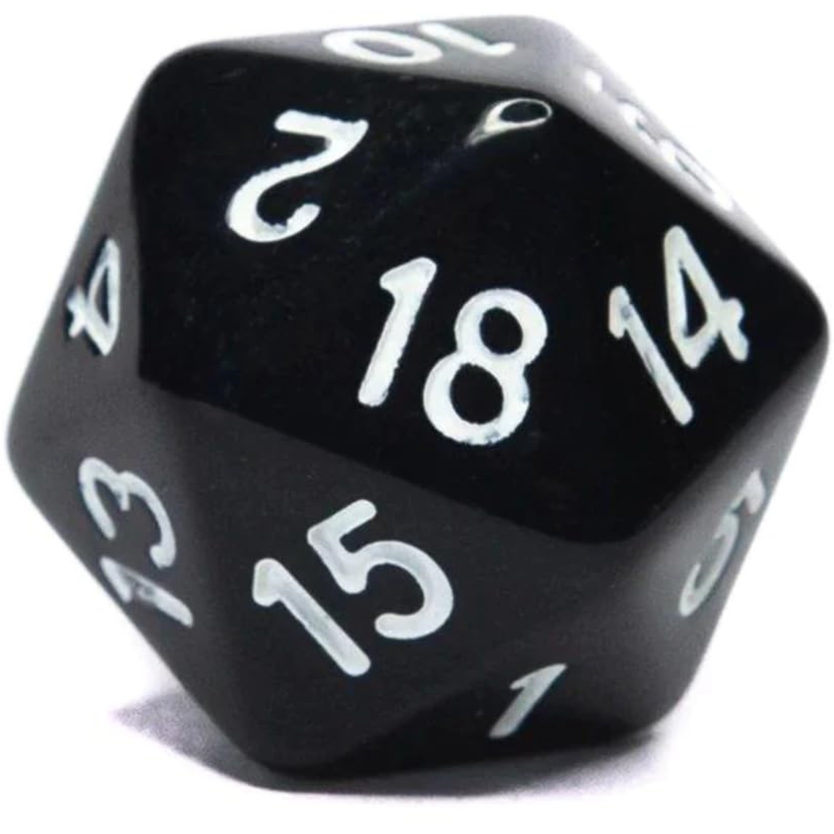 R4I Dice w/Arch'd4 Opaque - Black w/White (15)