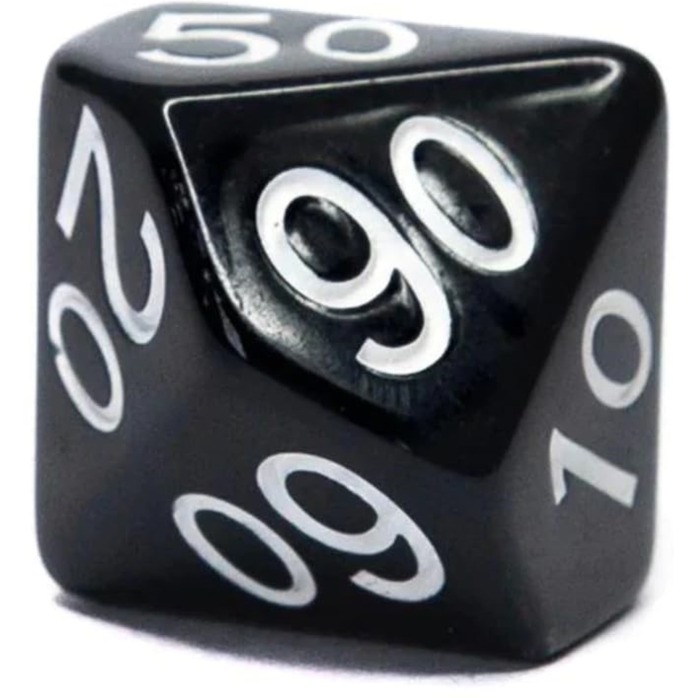 R4I Dice w/Arch'd4 Opaque - Black w/White (15)