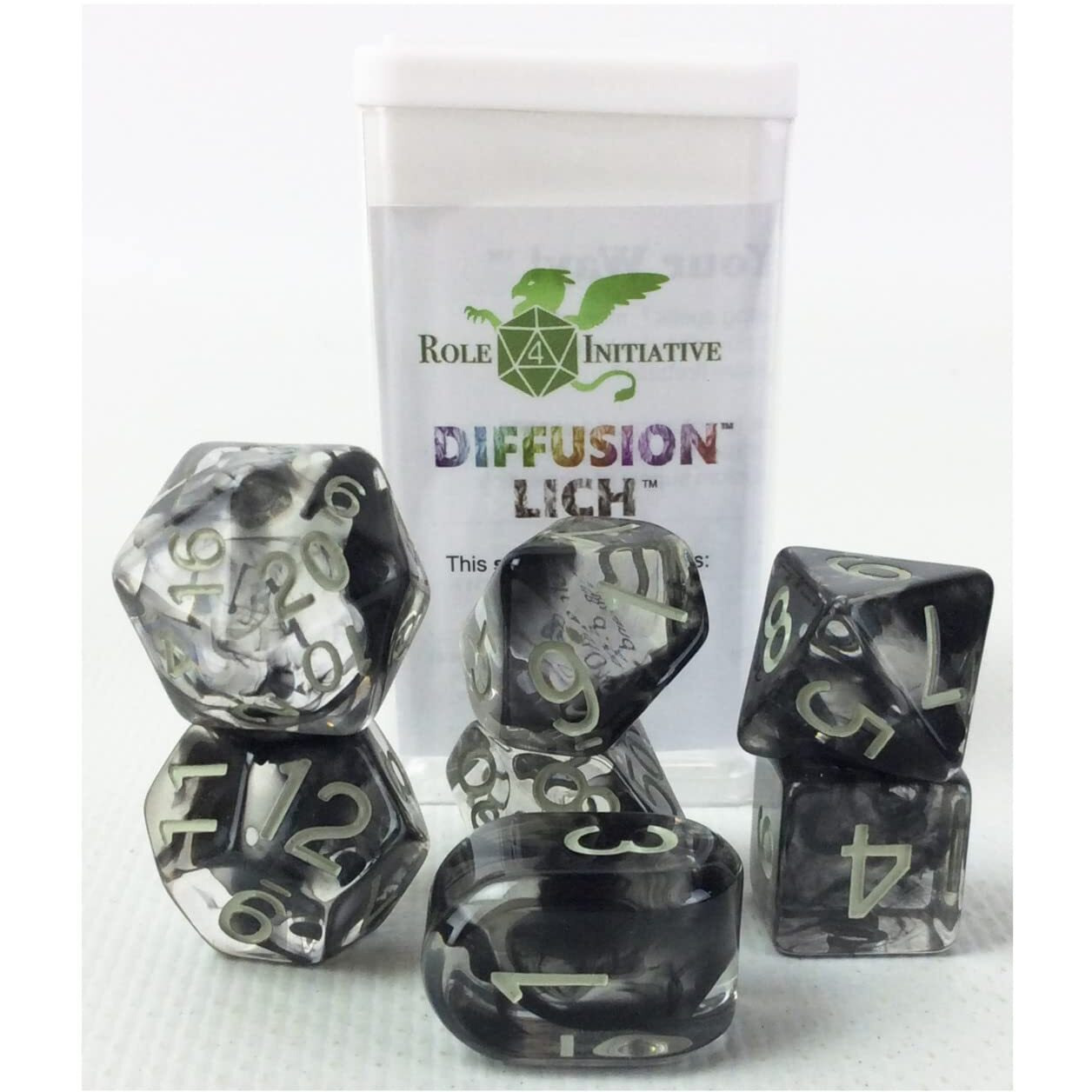 Role 4 Initiative R4I Dice w/ Arch'd4 Diffusion - Lich (7)