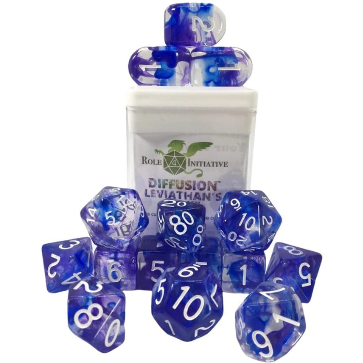 Diffusion Poly Set - Leviathan's Wake w/Numbers (15)