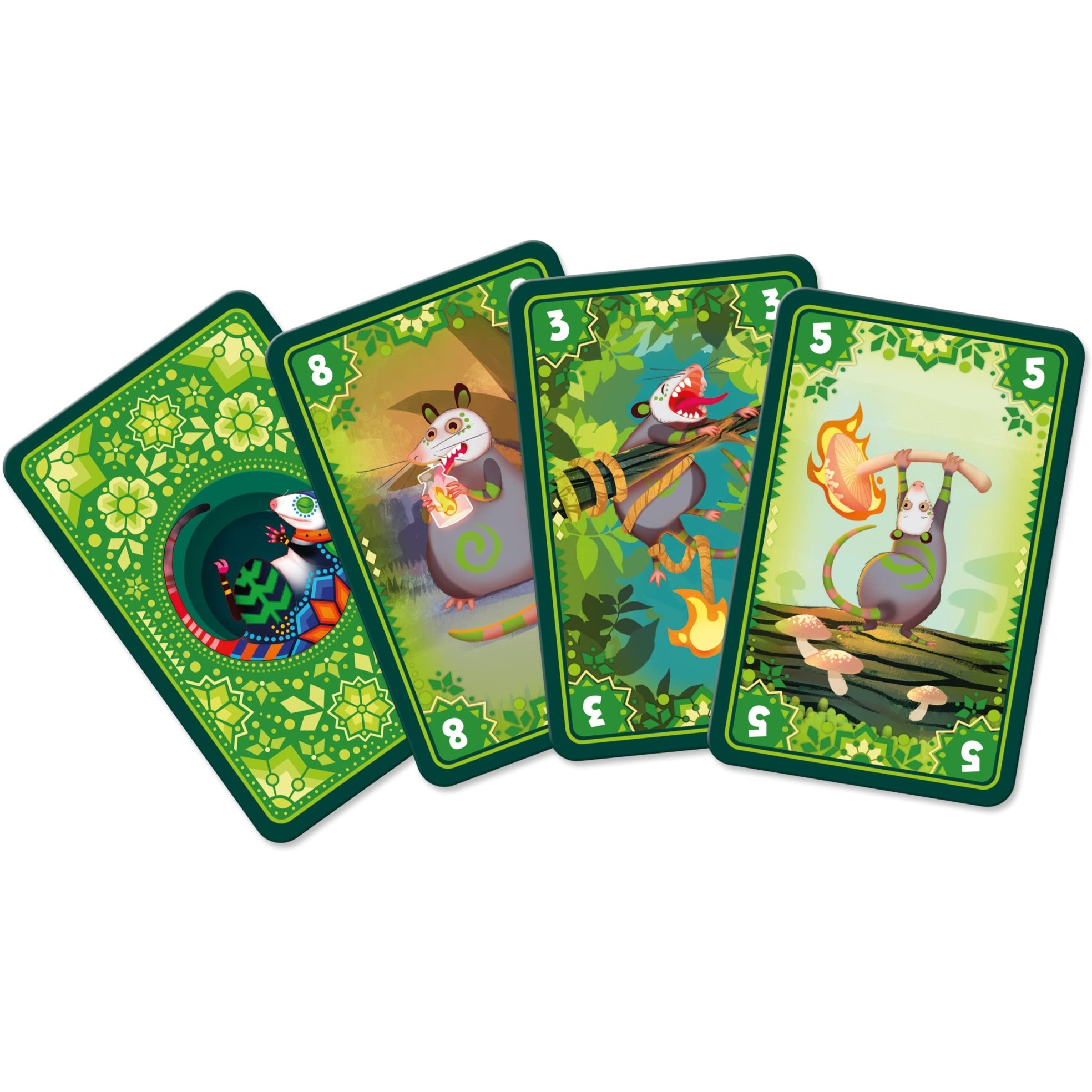 HeidelBR Games Tail on Fire | A Very Interactive Card Game for 2-6 Players in Which Chosing The Best 3 Cards for One Round Becomes an Exciting Dilemma | Ages 10+ |20 Mins HeidelBR Games