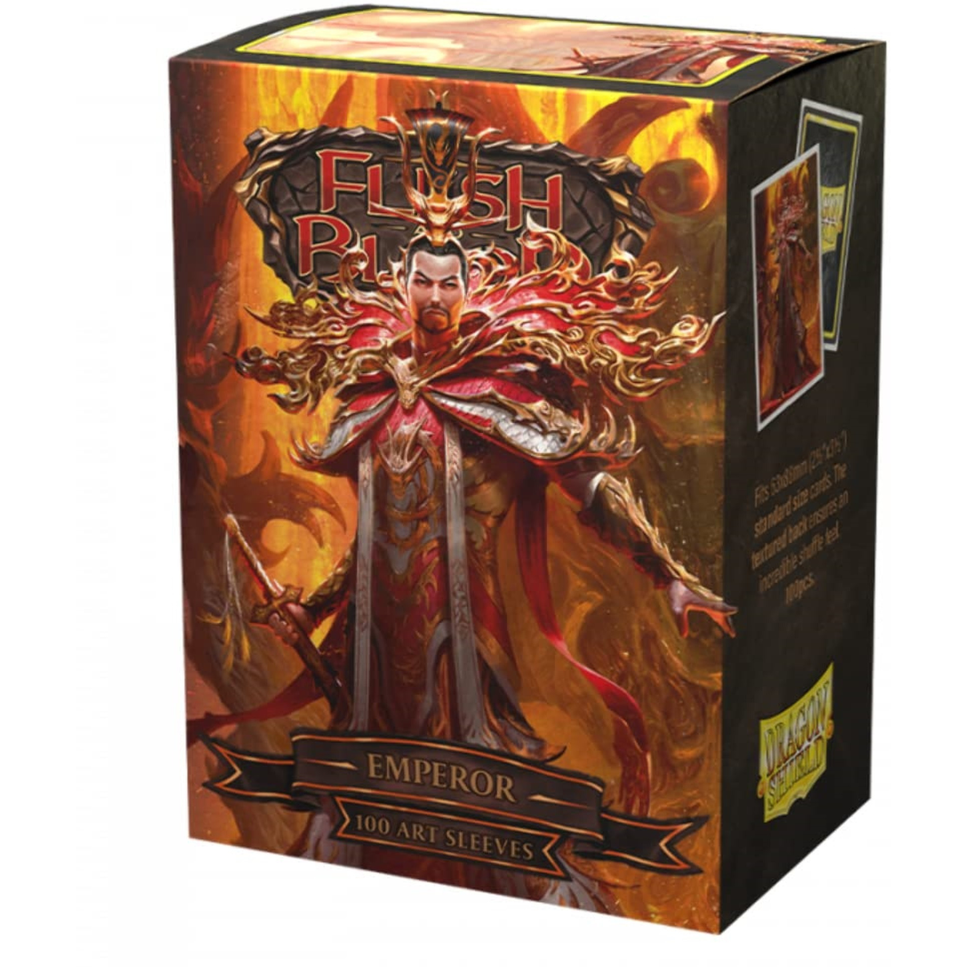 Dragon Shield Sleeves - Limited Edition Matte Art Flesh and Blood Emperor 100 CT - MTG Card Sleeves are Smooth & Tough - Compatible with Pokemon & Magic The Gathering Cards