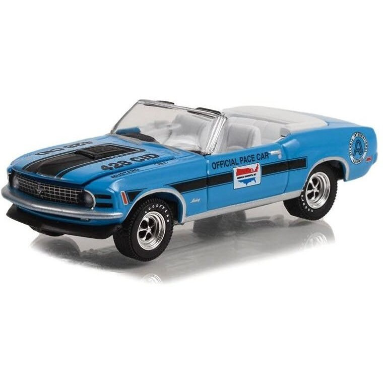 1970 Ford Mustang Mach 1 428 Cobra Jet Convertible &quotAtlanta International Raceway Official Pace Car" &quotHobby Exclusive" Series 1/64 Diecast Model Car by Greenlight