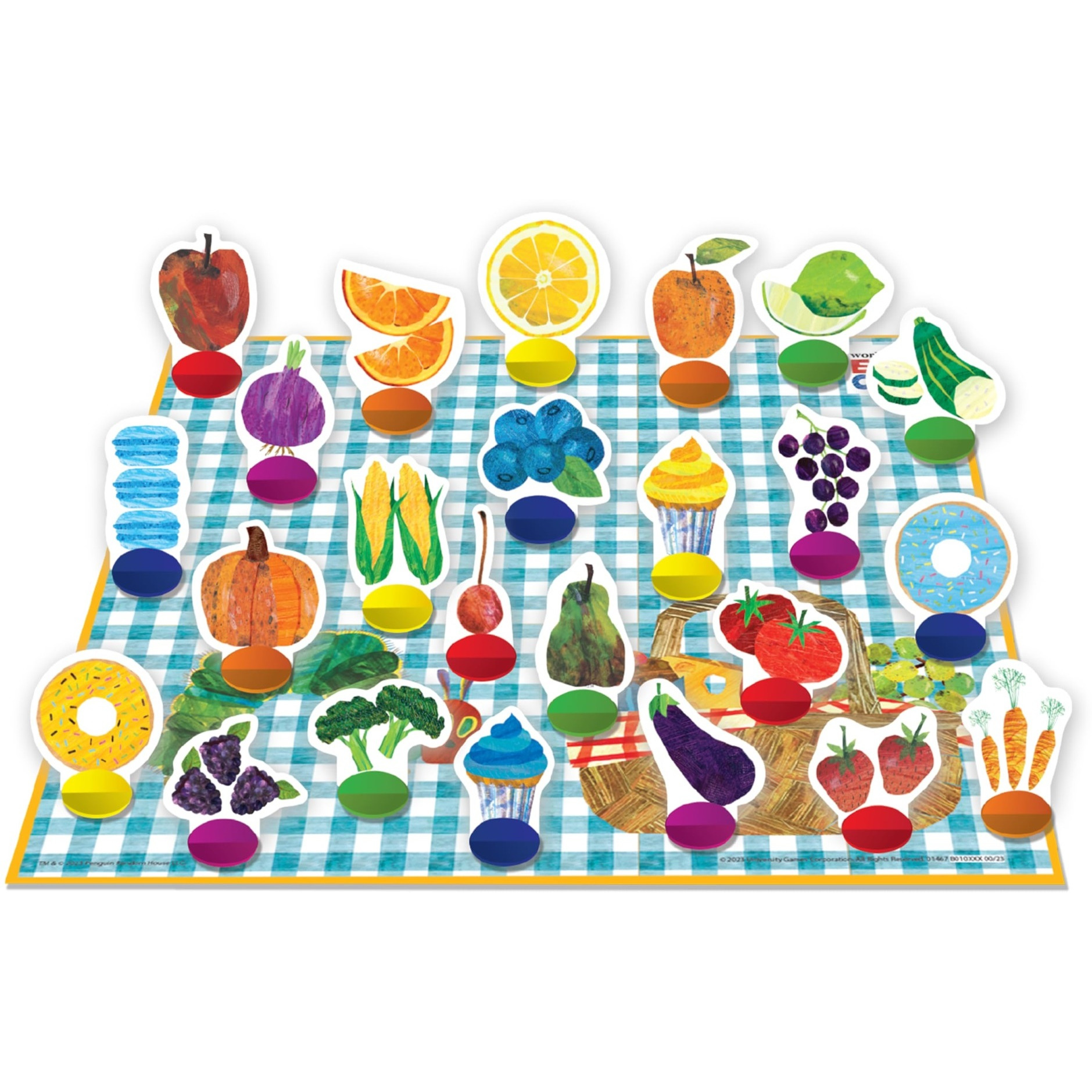 Briarpatch | The Very Hungry Caterpillar Rainbow Picnic Game, Ages 3+