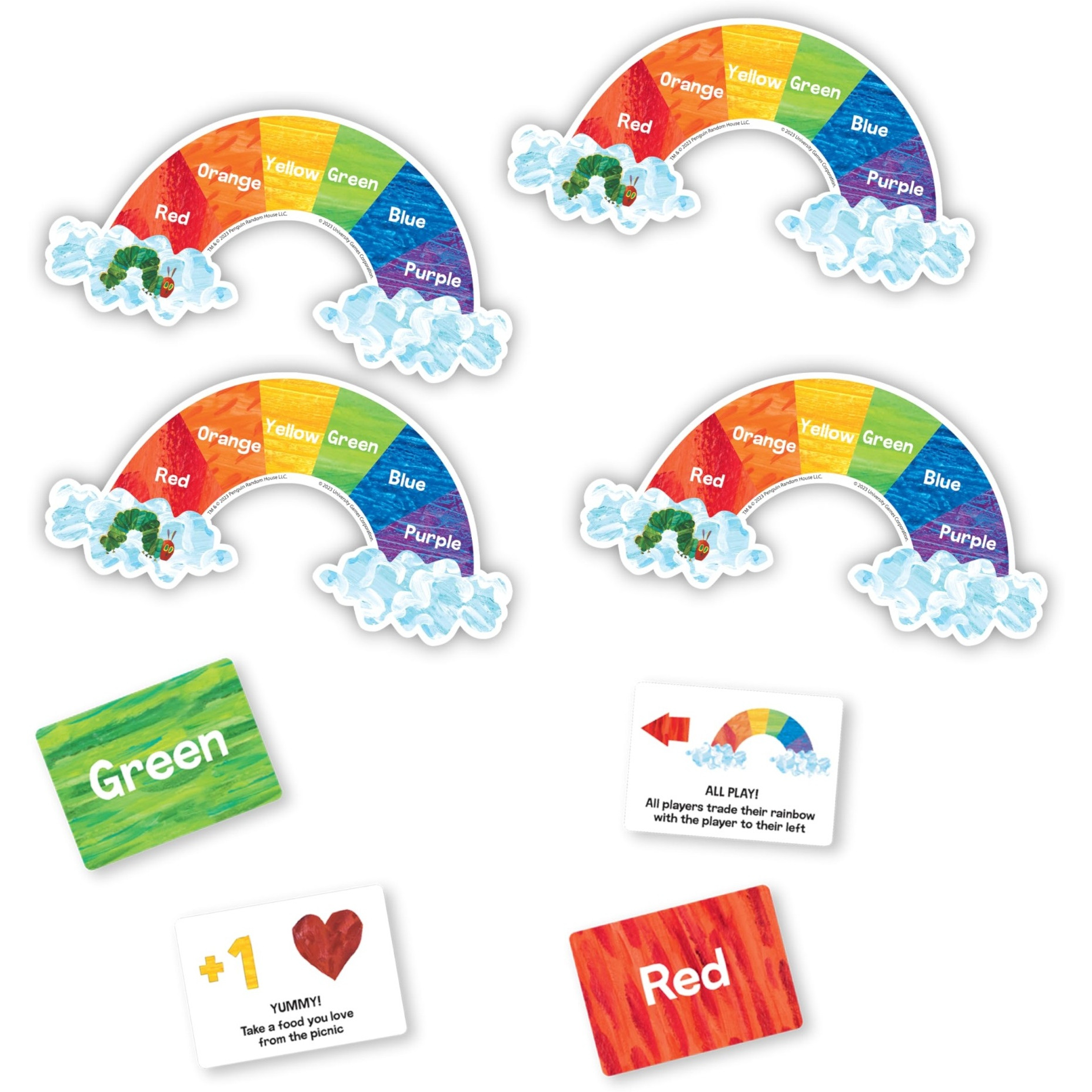 Briarpatch | The Very Hungry Caterpillar Rainbow Picnic Game, Ages 3+