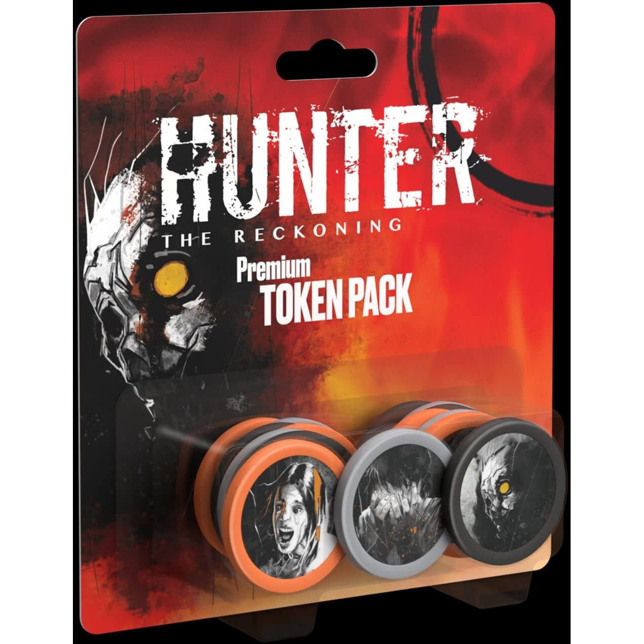 Renegade Game Studios Hunter The Reckoning 5th Edition Roleplaying Game Premium Token Pack - 15 Tokens, Track Danger, Desperation & Despair