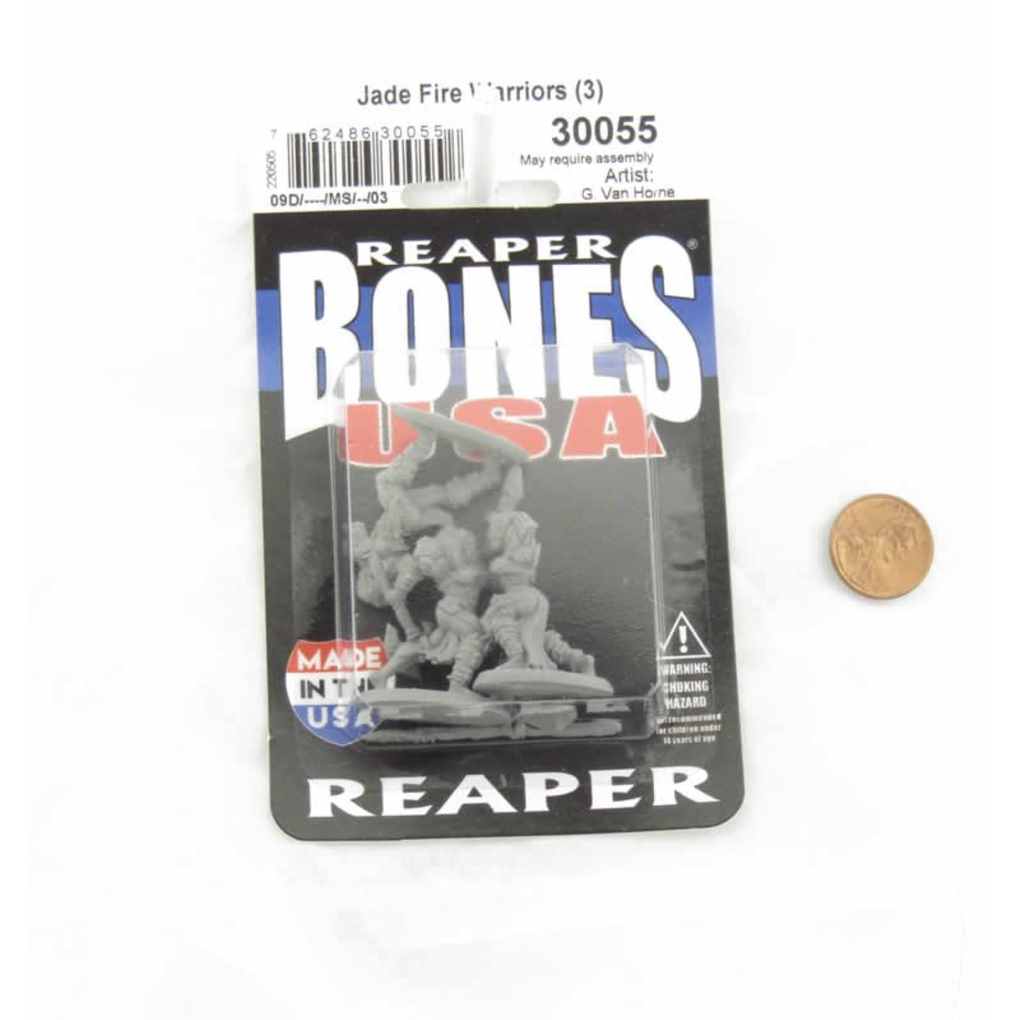 Reaper Miniatures Jade Fire Warriors Miniature Figure 25mm Heroic Scale Reaper Bones USA