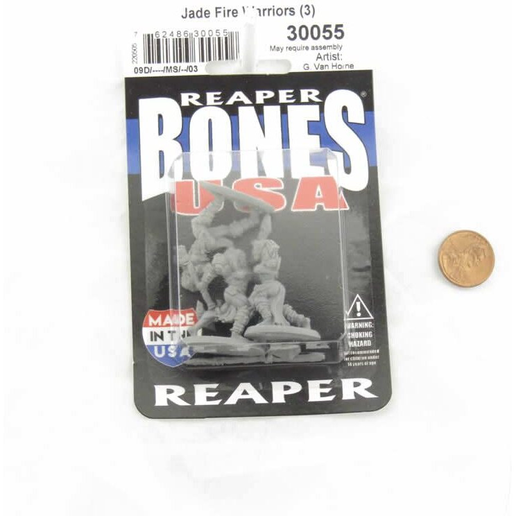 Reaper Miniatures Jade Fire Warriors Miniature Figure 25mm Heroic Scale Reaper Bones USA