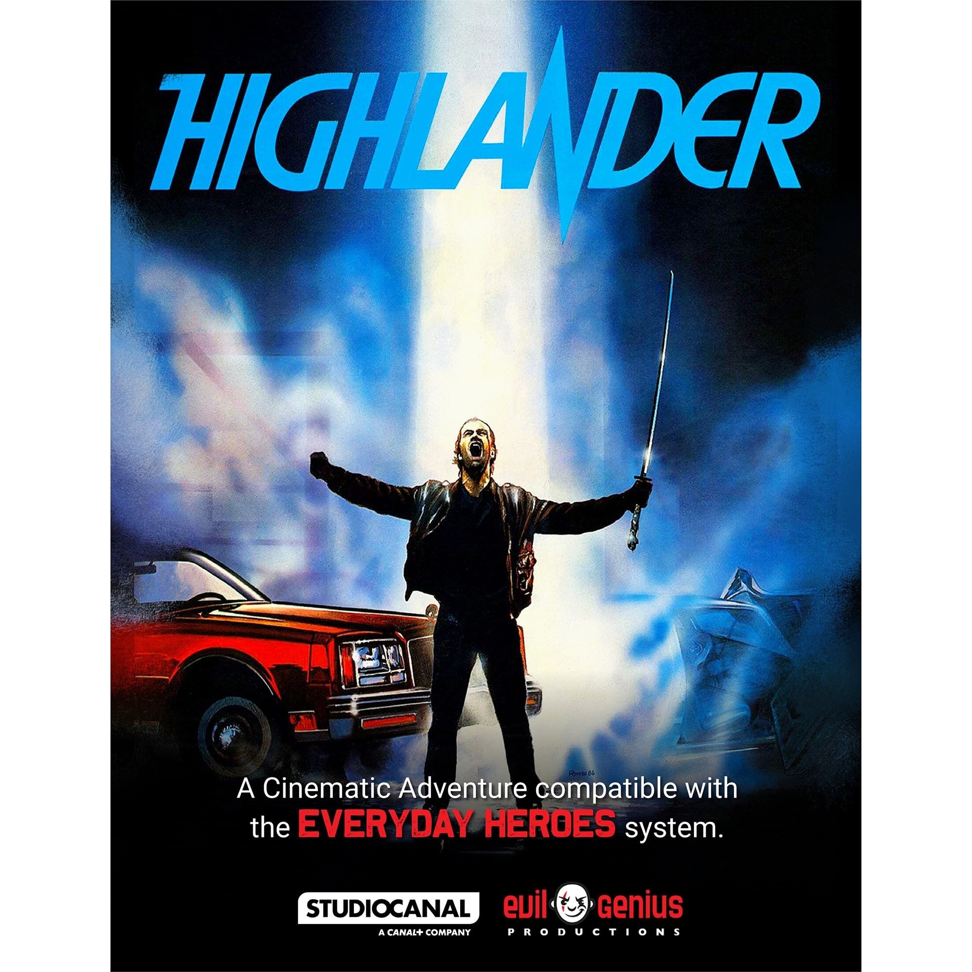 Evil Genius Games Cinematic Adventure Highlander - Expansion RPG Book, for Use with The Everyday Heroes Core Rulebook, d20 5e Compatible, Purple