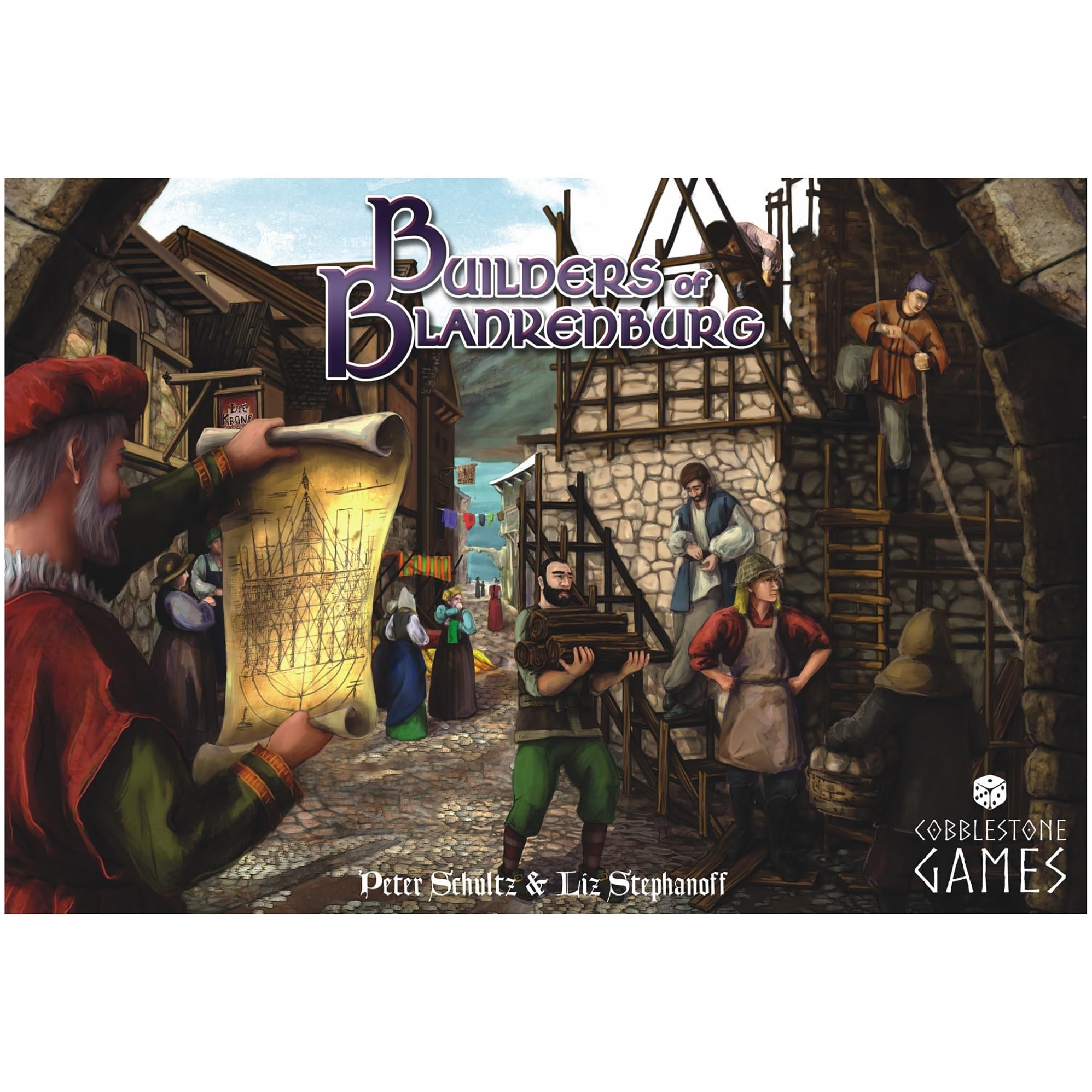 Cobblestone Games Builders of Blankenburg 2nd Edition Board Game - Worker Placement, Ages 14+, 2-5 Players
