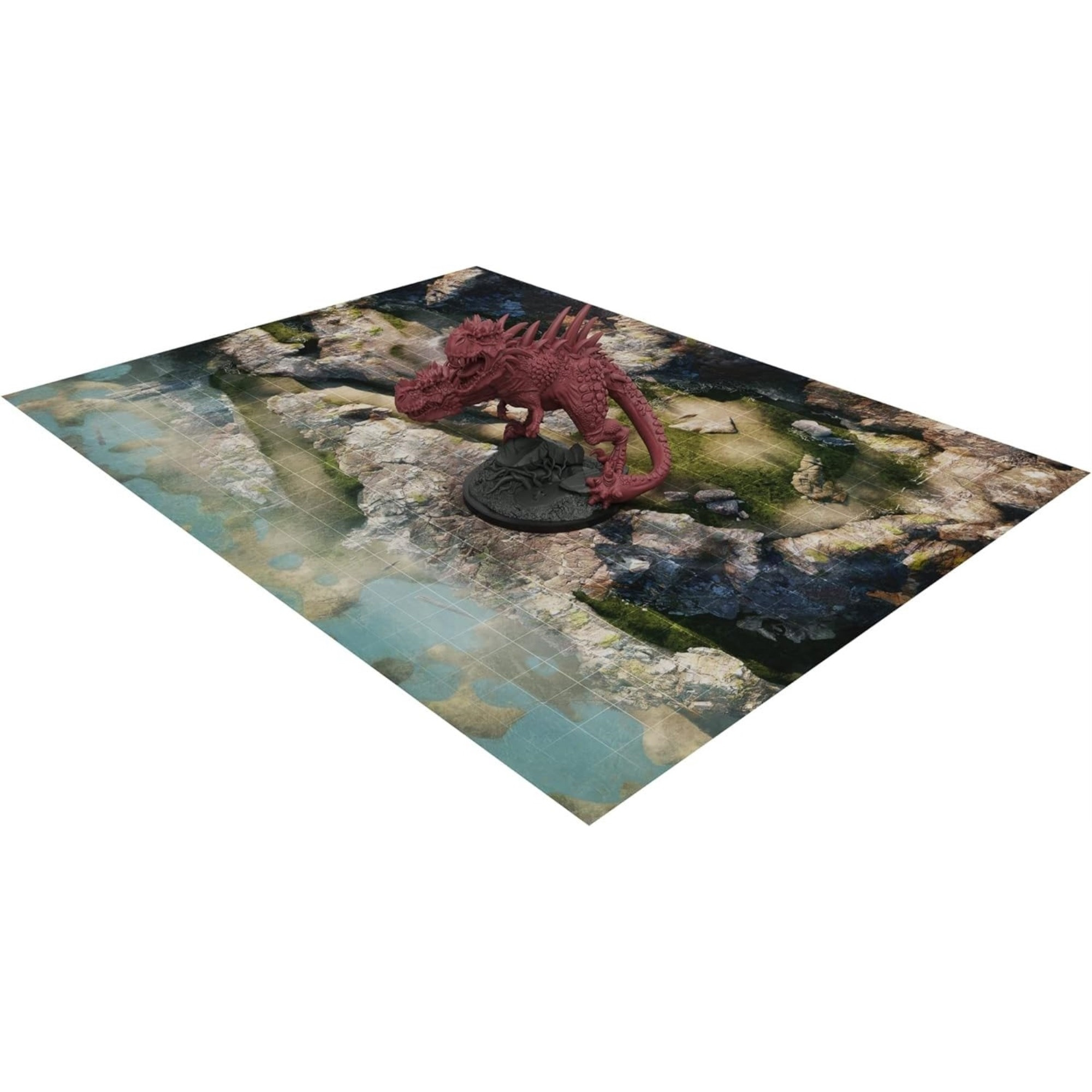Steamforged Epic Encounters Nest of The Dinosaur RPG Fantasy Roleplaying Tabletop Game with Huge Boss Miniature, Two Sided Game Mat, & Game Master Adventure Book with Monster Stats, 5E Compatible